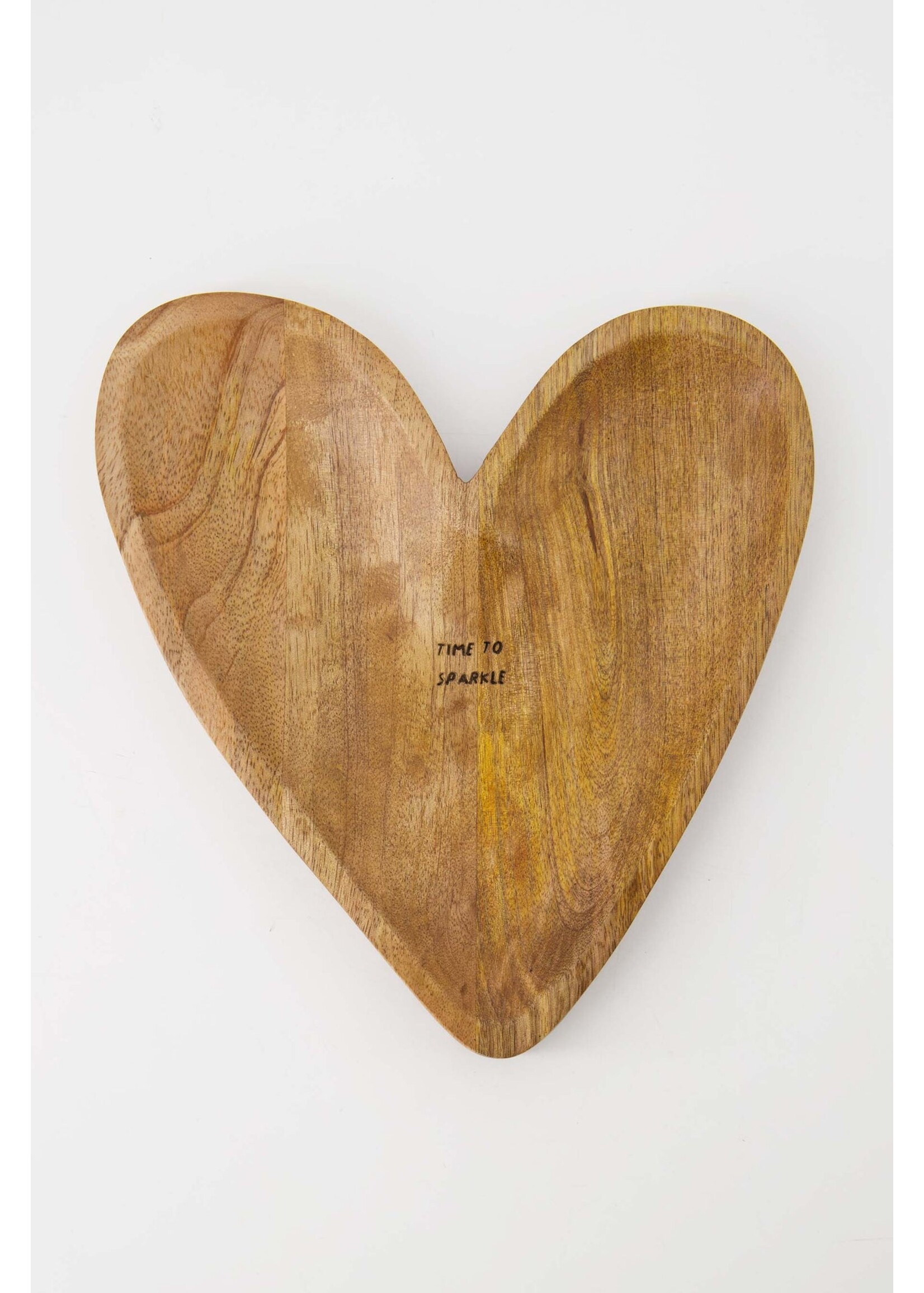 Zusss Borrelplank hout hartje Time to sparkle