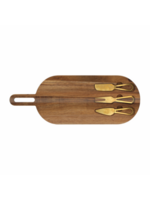 Jens Living Serveerplank met gouden bestek