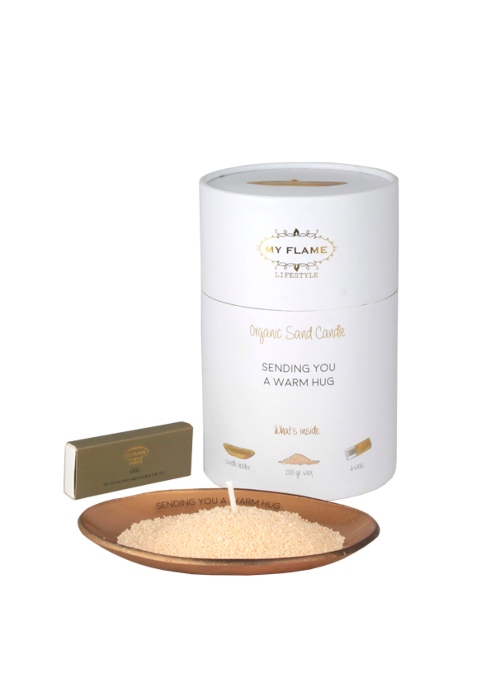 My Flame KAARSENZAND GIFTBOX -  SENDING YOU A WARM HUG