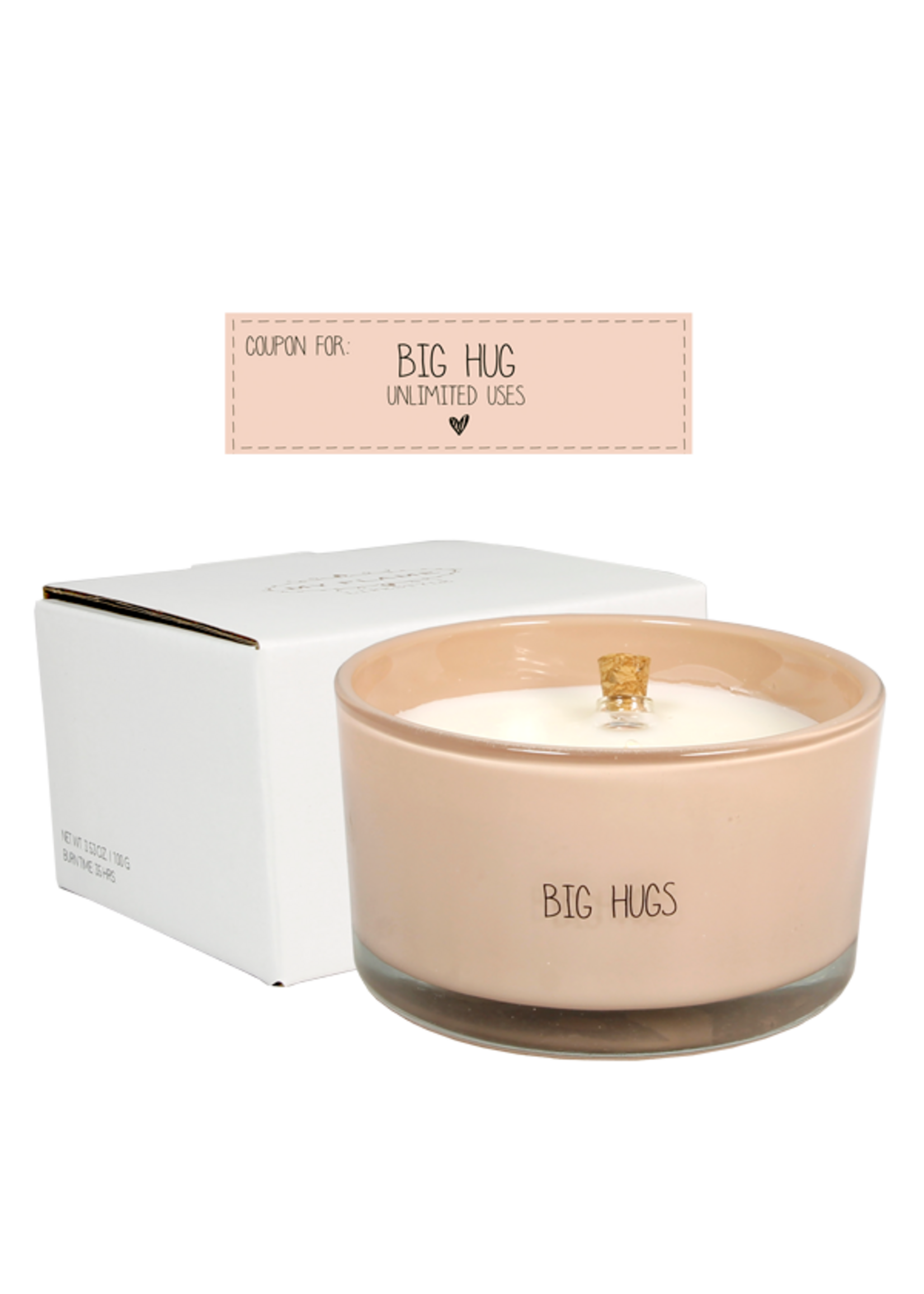 My Flame FLESSENPOST KAARS - BIG HUGS