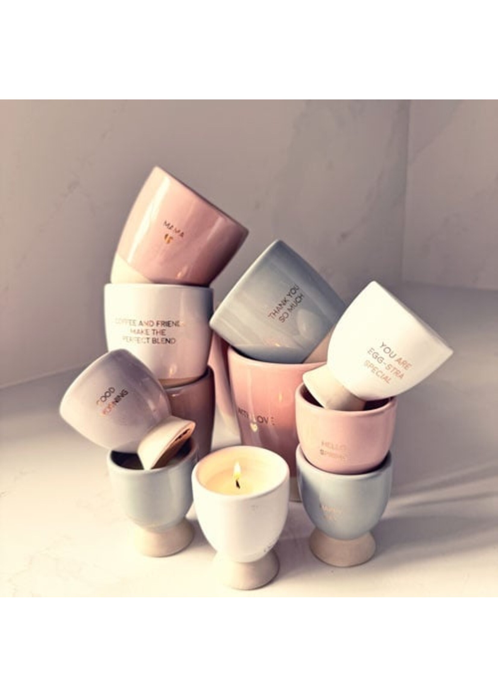 My Flame SOJAKAARS IN EIERDOP - HAPPY DAY