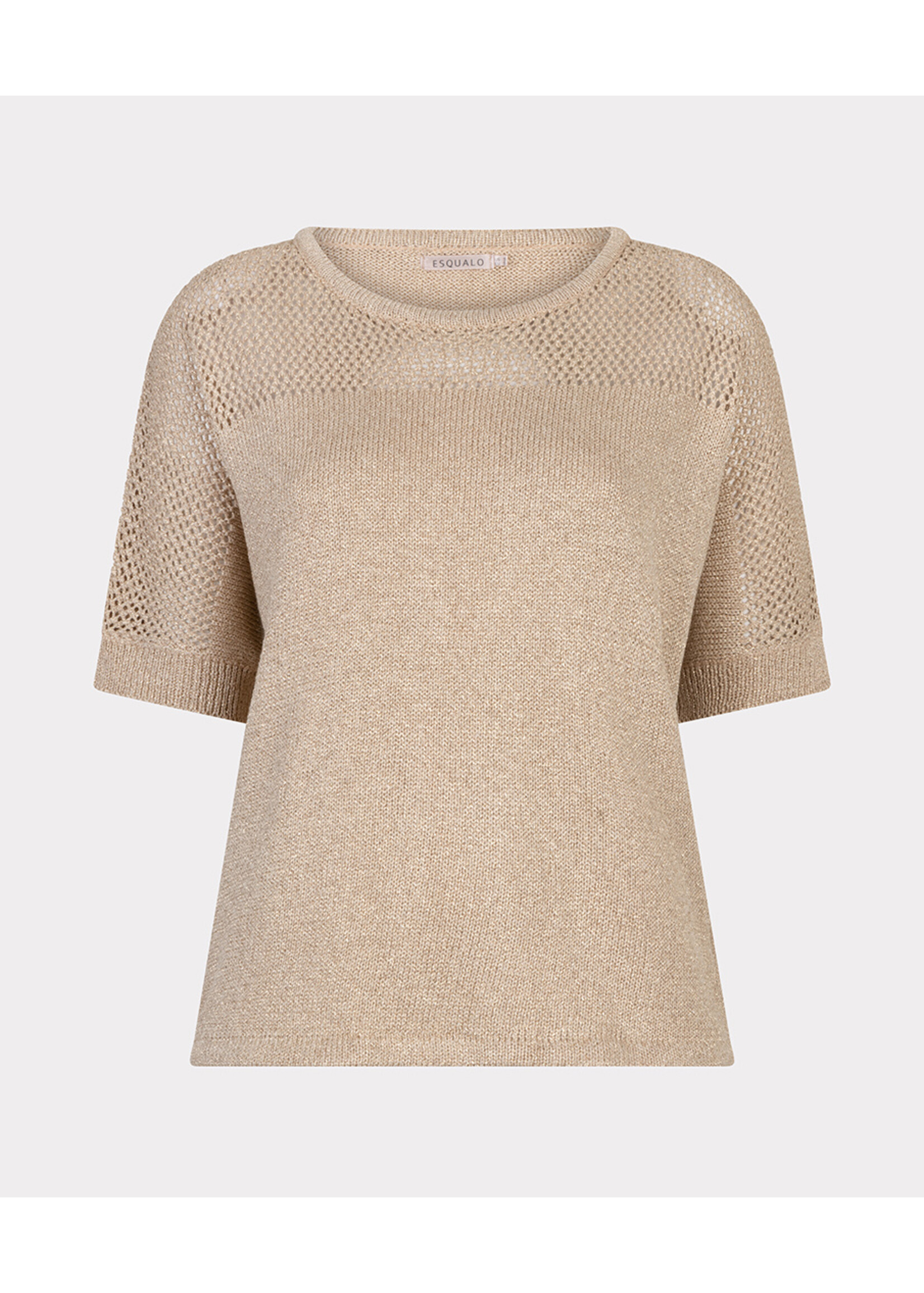 EsQualo Sweater ajour batwing