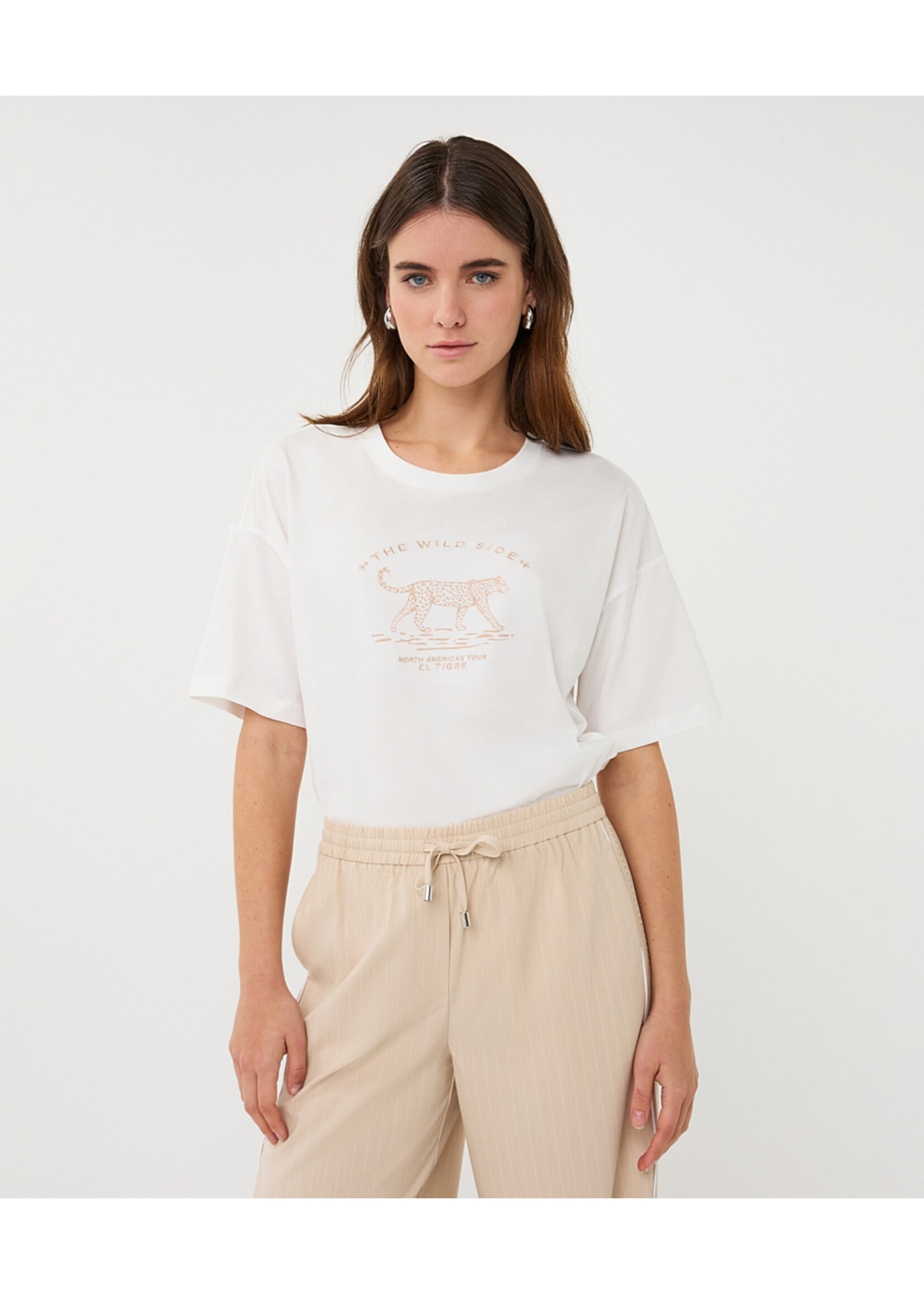 EsQualo T-shirt wide 'animal'