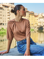 EsQualo Sweater s/slve twist basic knit