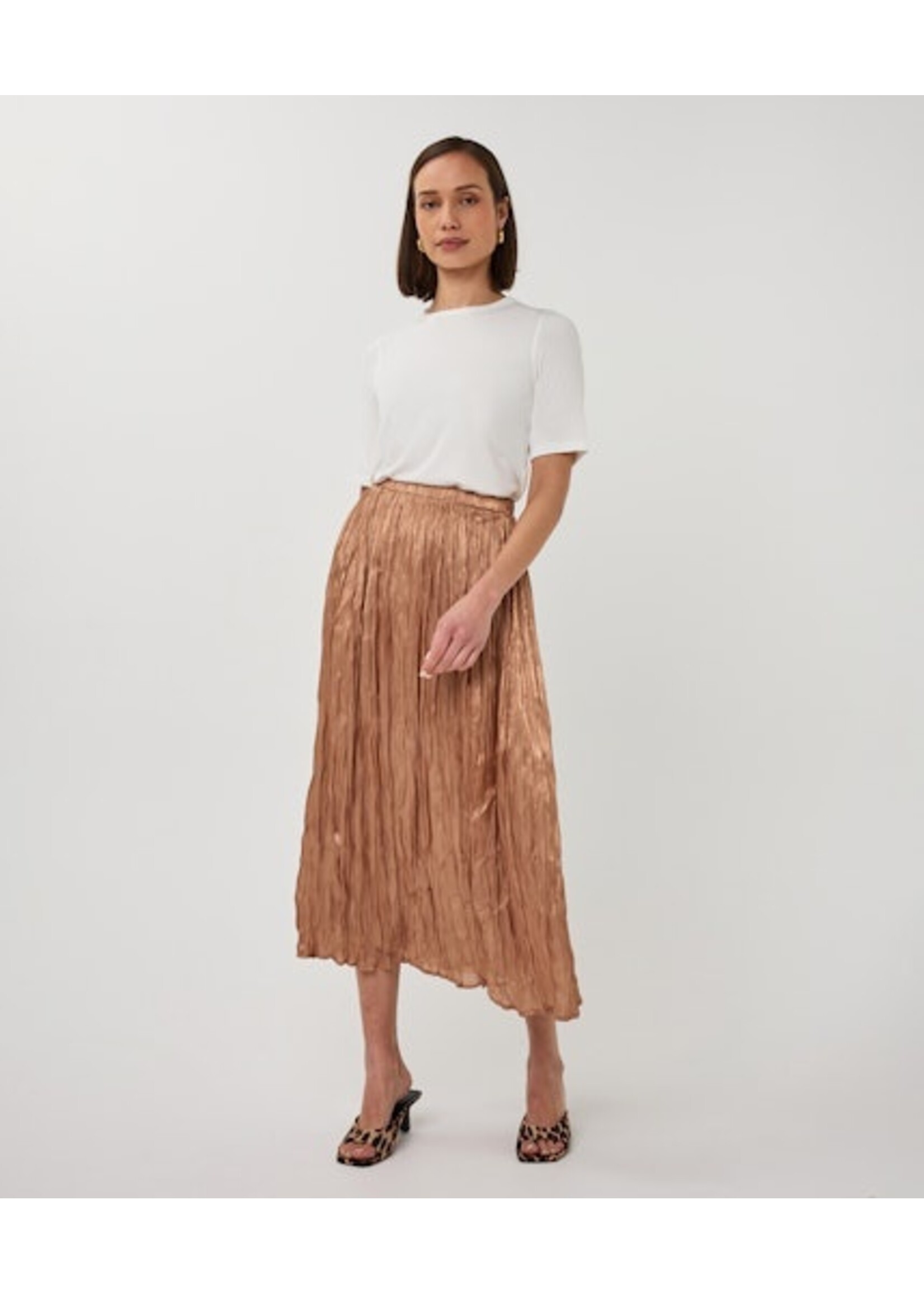 EsQualo Skirt plisse changeant