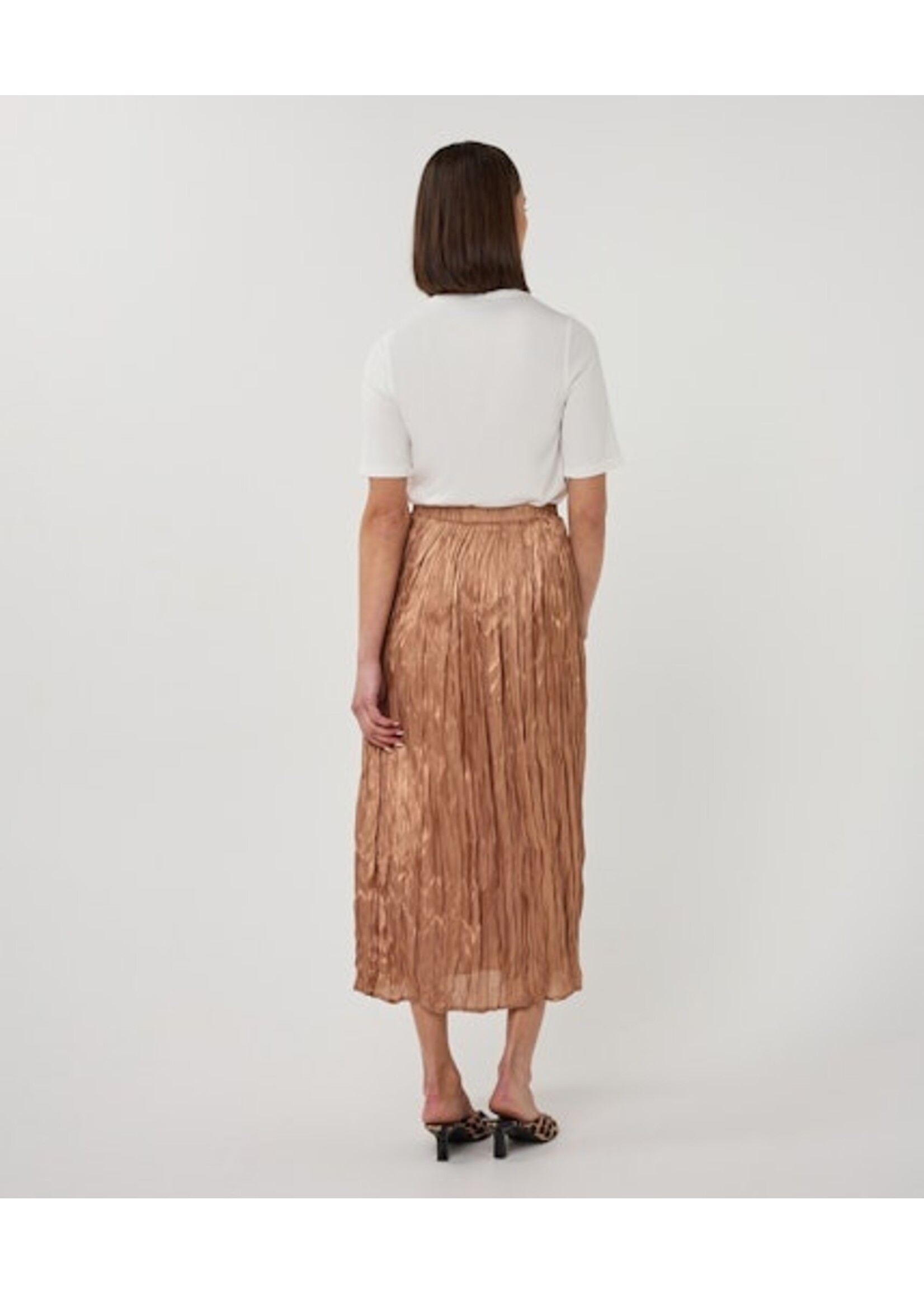 EsQualo Skirt plisse changeant