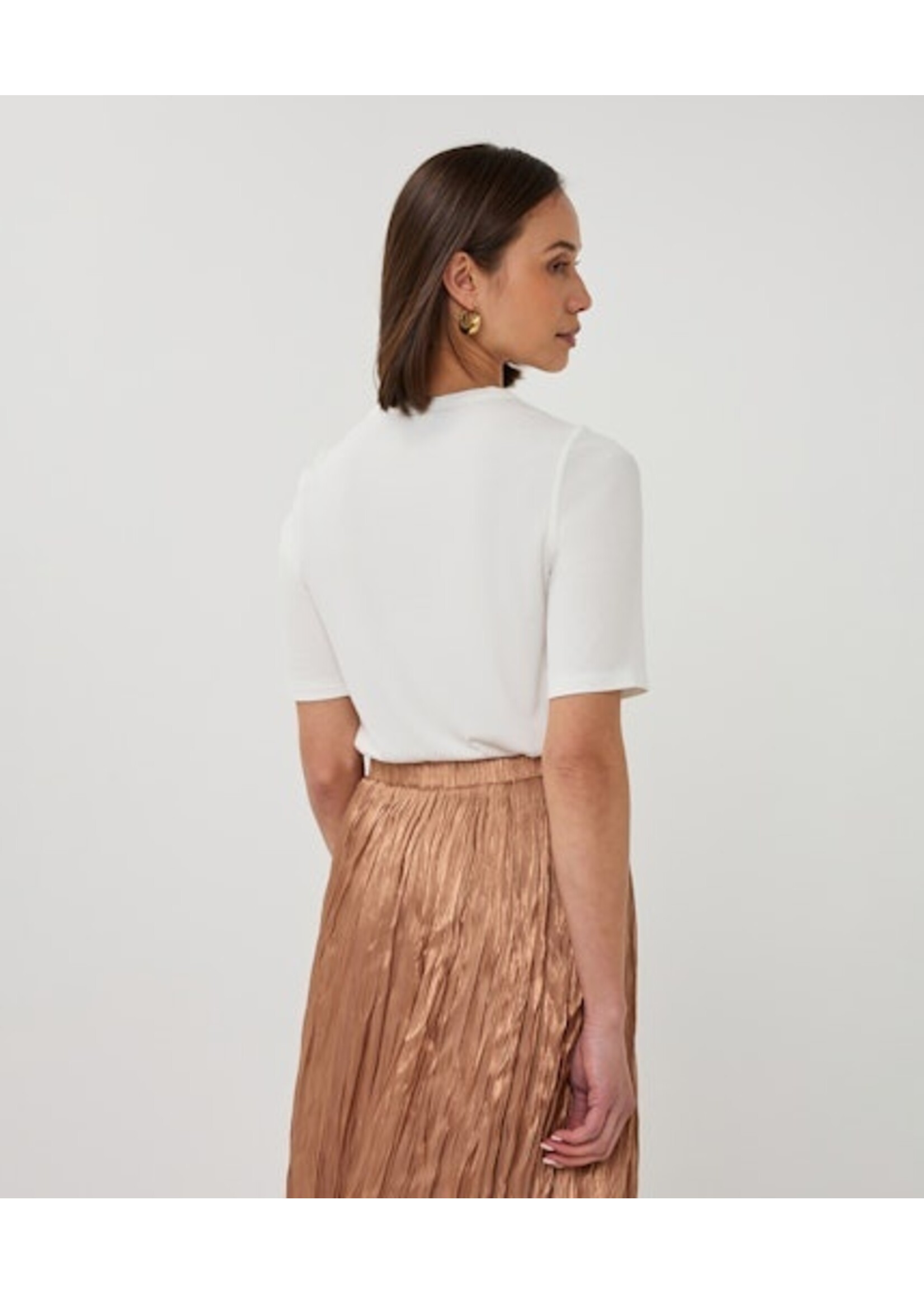 EsQualo Skirt plisse changeant