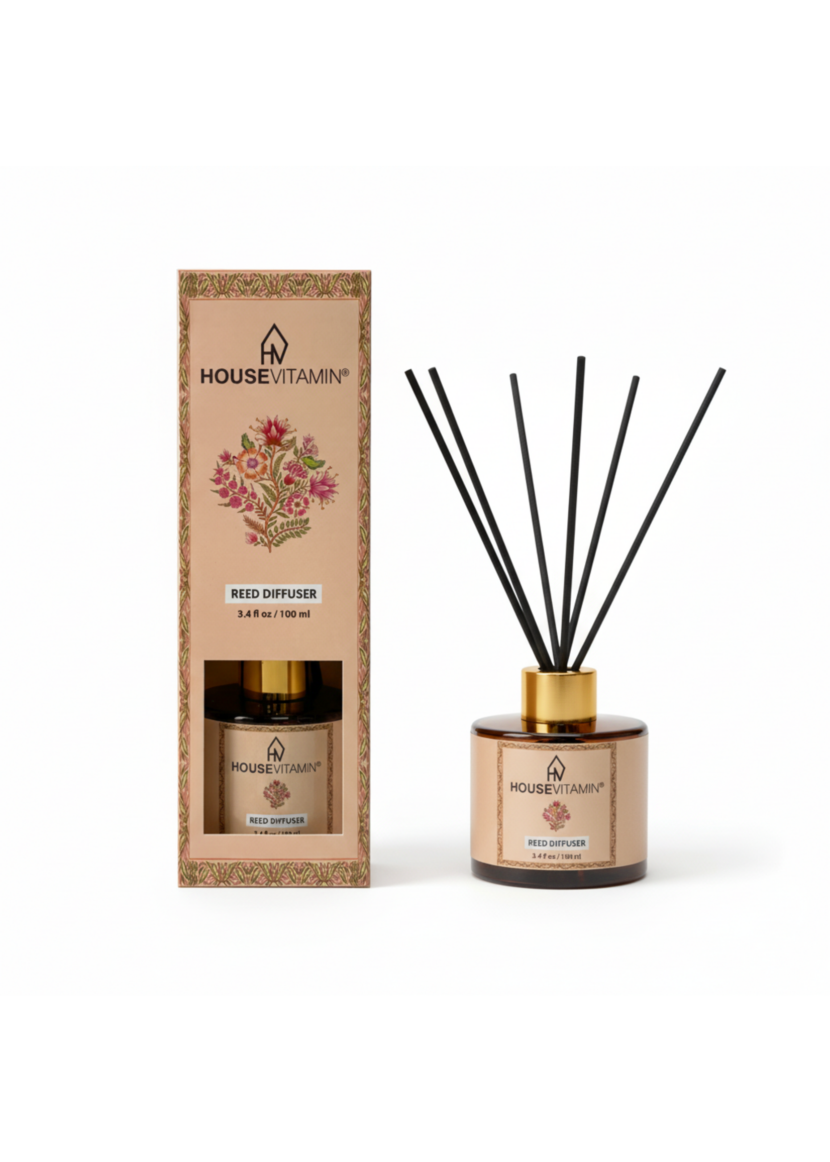 Housevitamin Reed Diffuser  - Amber -100ml