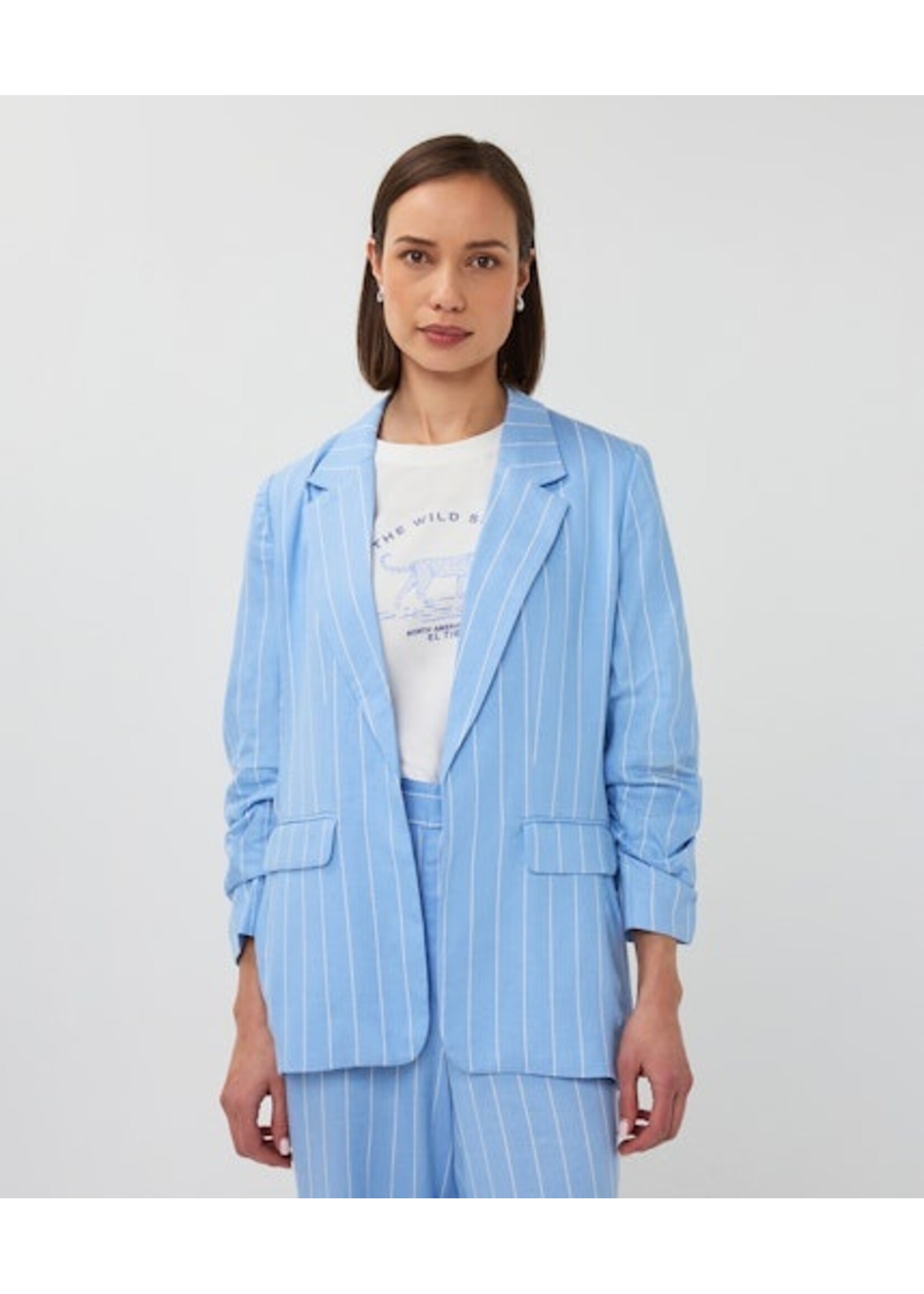 EsQualo Blazer linen stripe