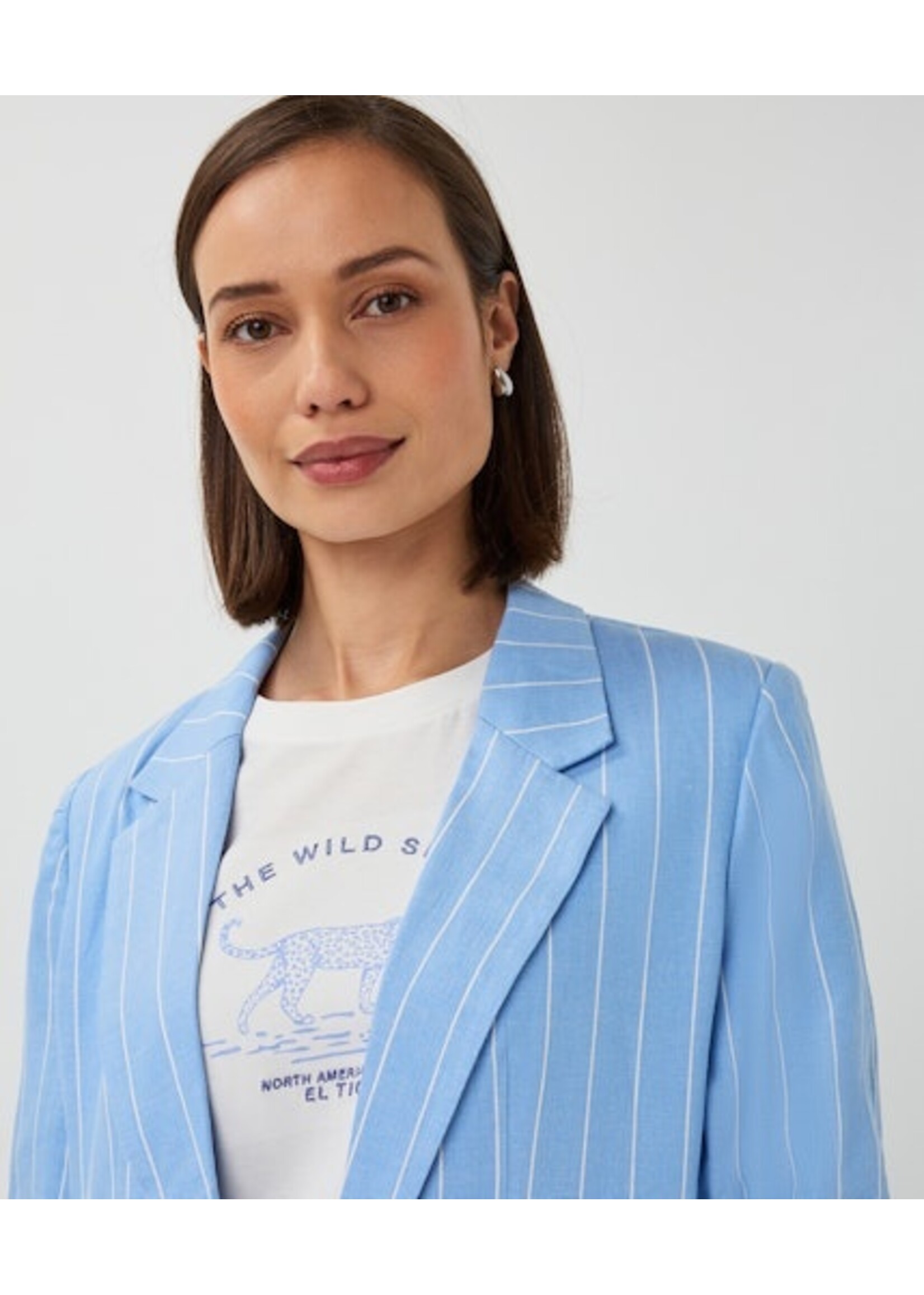 EsQualo Blazer linen stripe