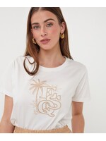 EsQualo T-shirt “Palm ESQ" embroidery