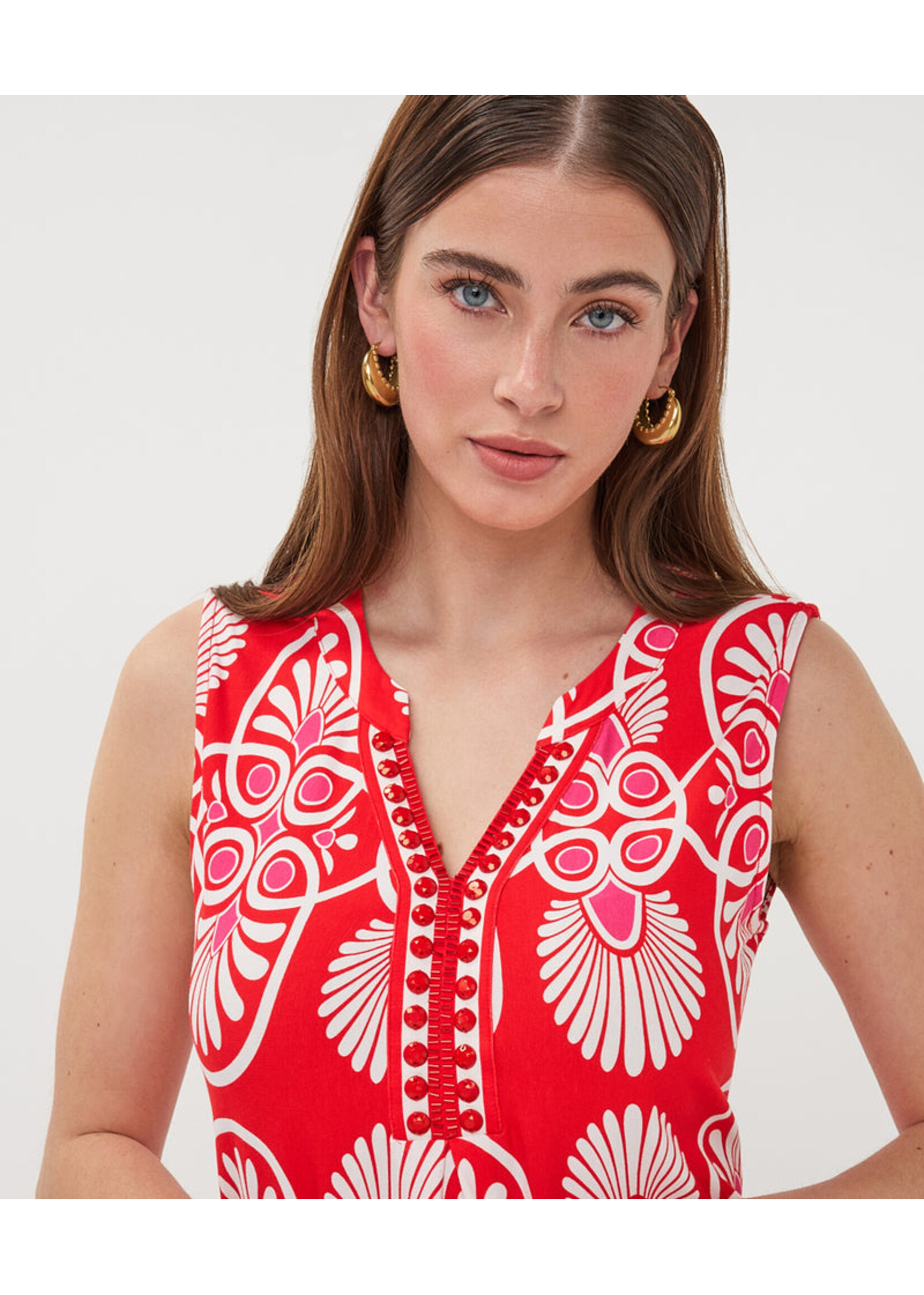 EsQualo Dress slv/lss Heartfelt