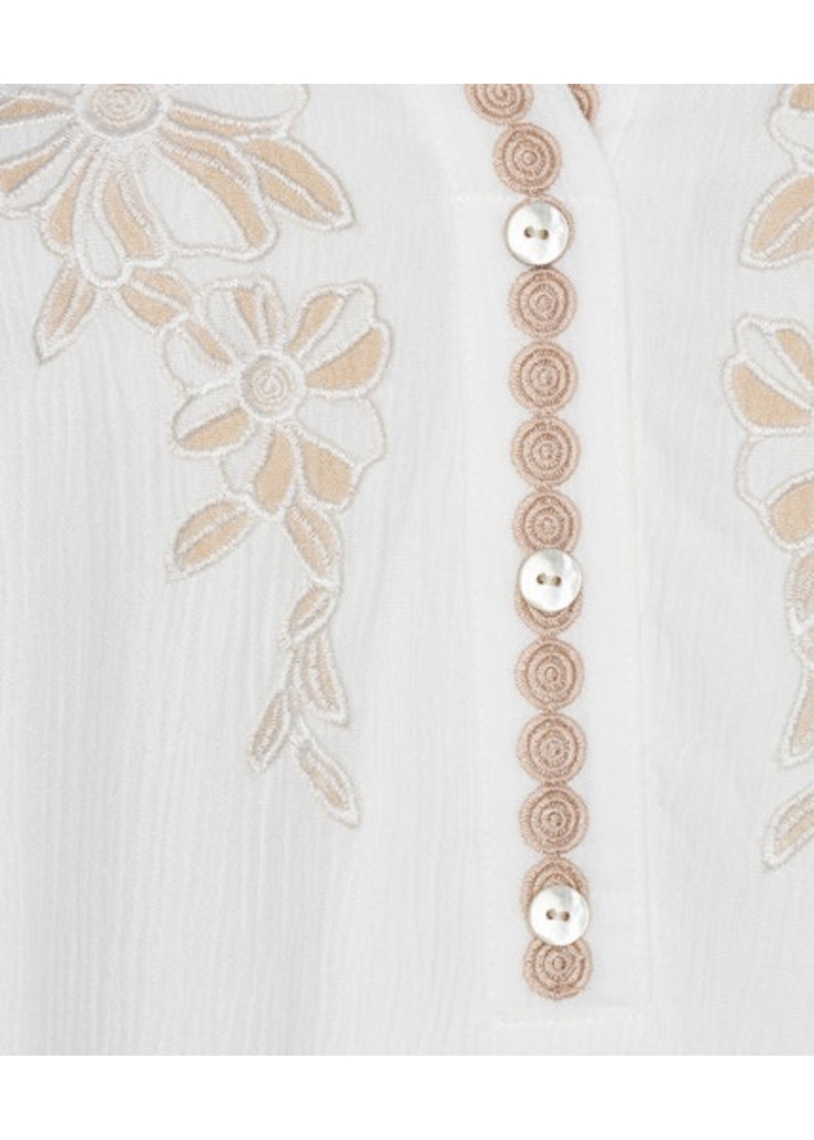 EsQualo Blouse Tropical print