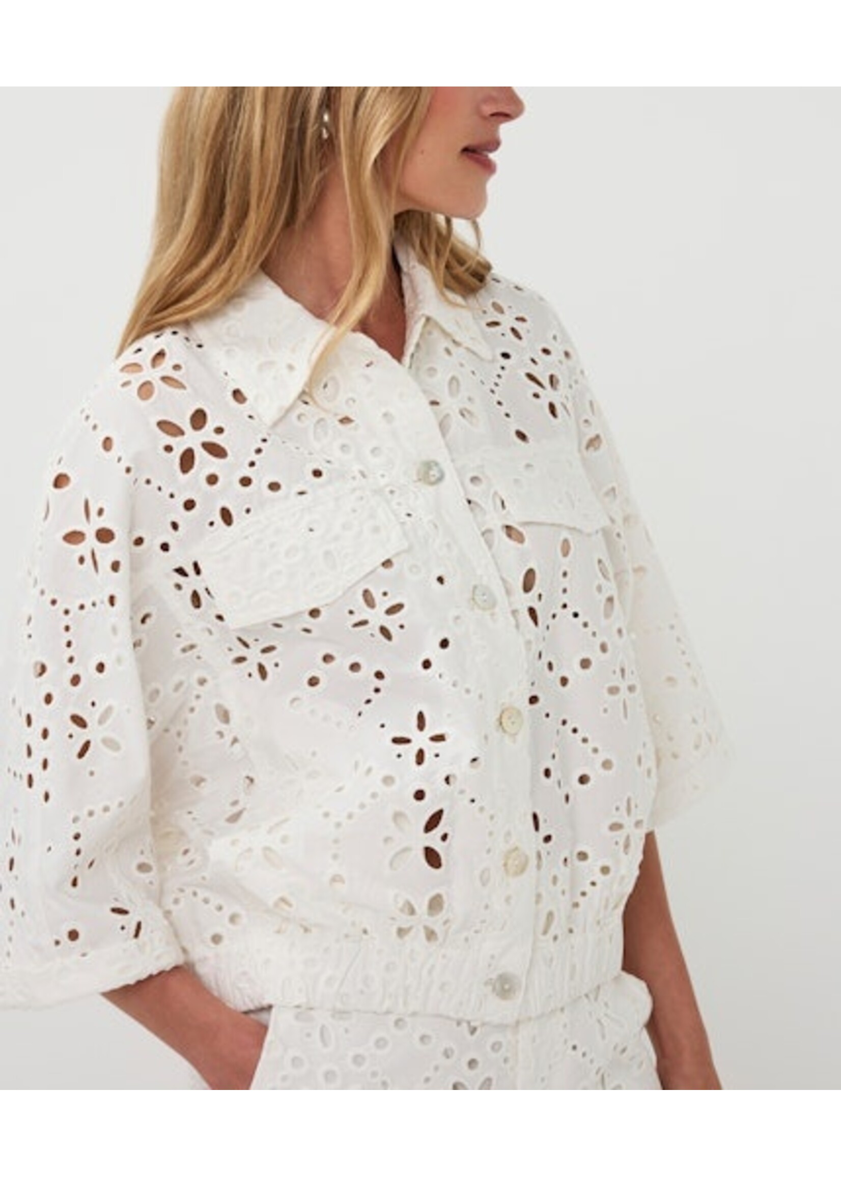EsQualo Jacket broderie anglaise