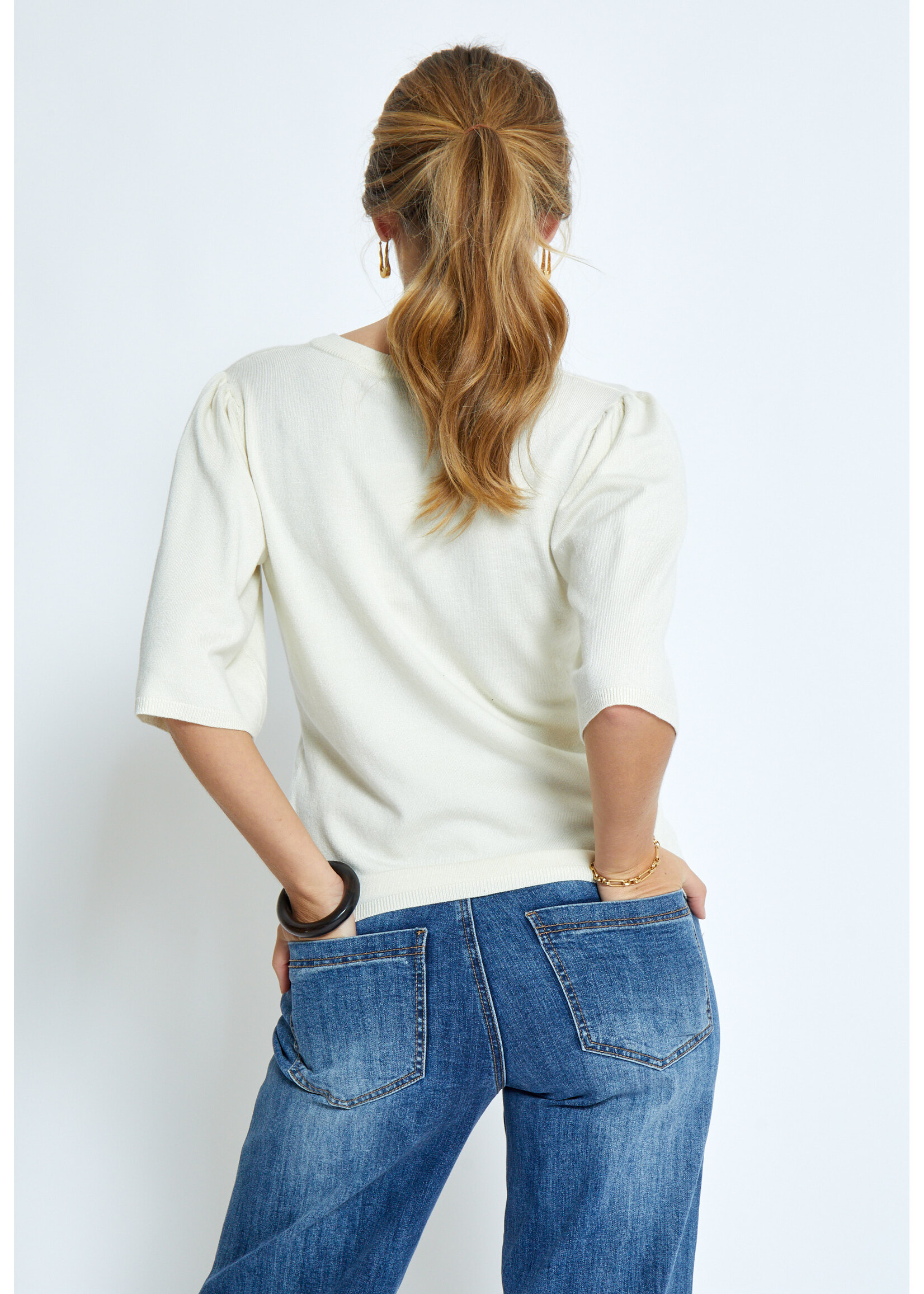 Peppercorn Pc Glenda short sleeve knit