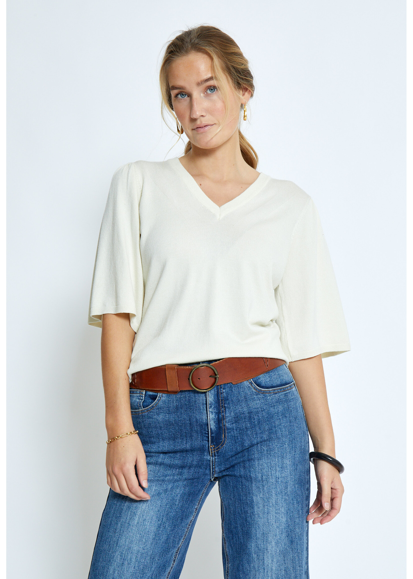 Peppercorn Pc Glenda short sleeve knit