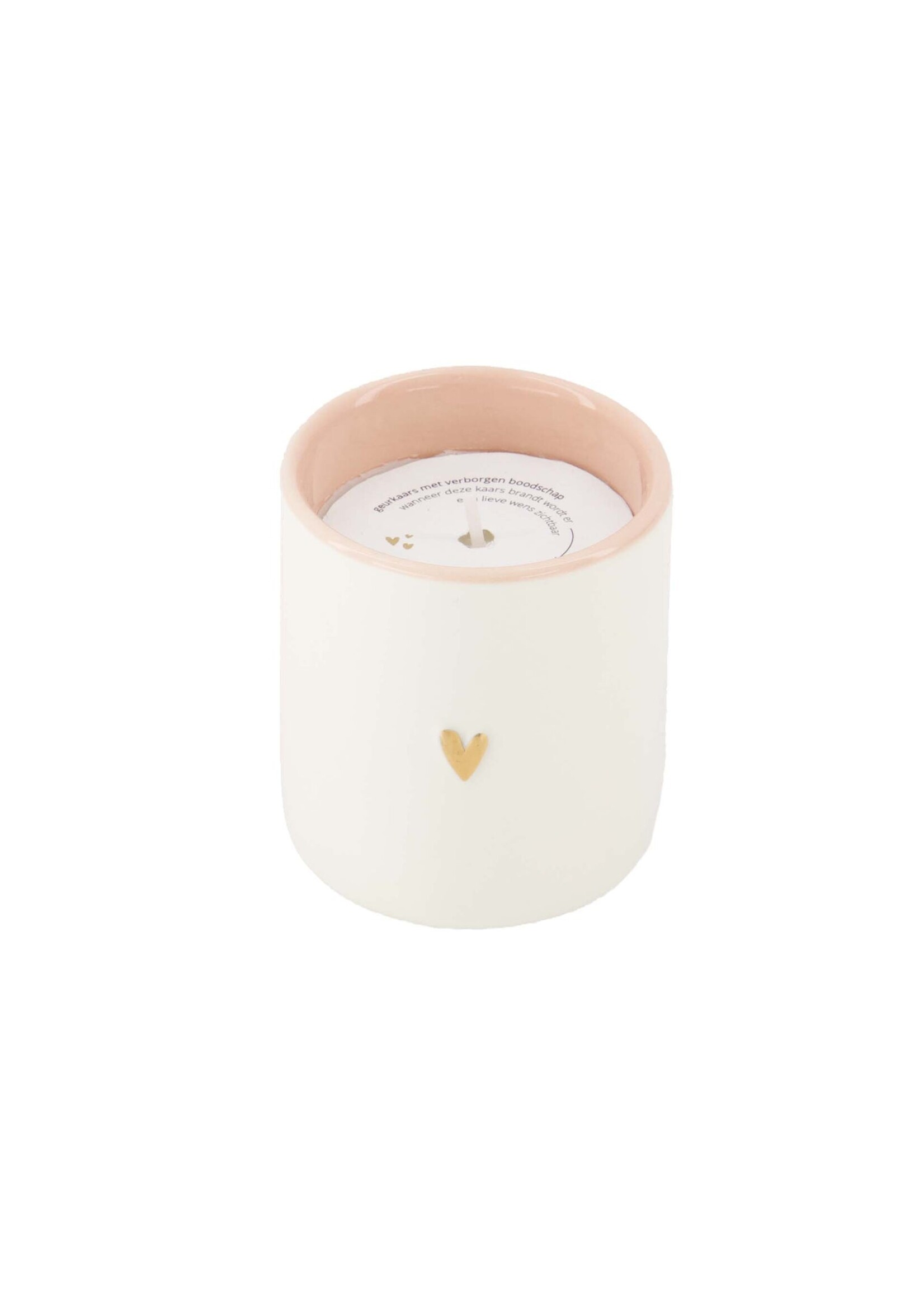 Zusss Geurkaars Hieperdepiep hoera white/pink