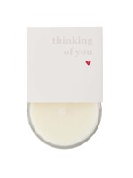 Zusss Geurkaars in wikkel Thinking of you wit/goud