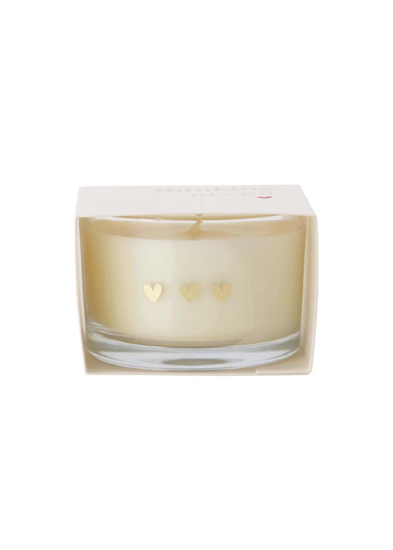 Zusss Geurkaars in wikkel Thinking of you wit/goud