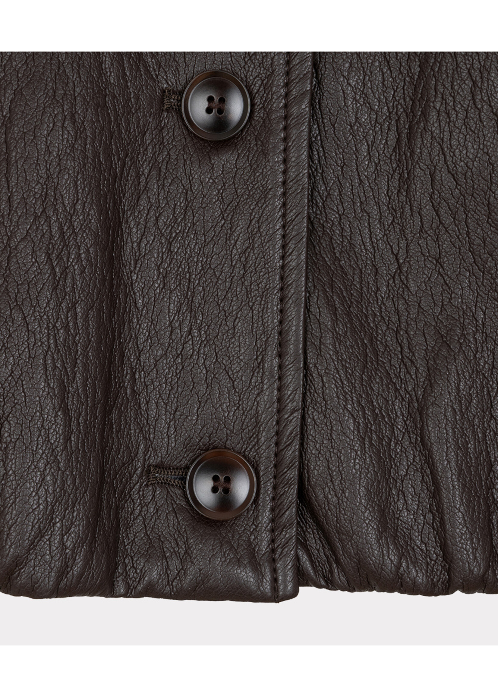 EsQualo Jacket balloon PU crinkle F26.11503