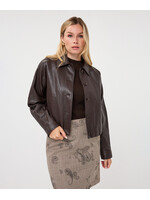 EsQualo Jacket balloon PU crinkle F26.11503