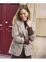EsQualo Blazer paisley check F26.17507