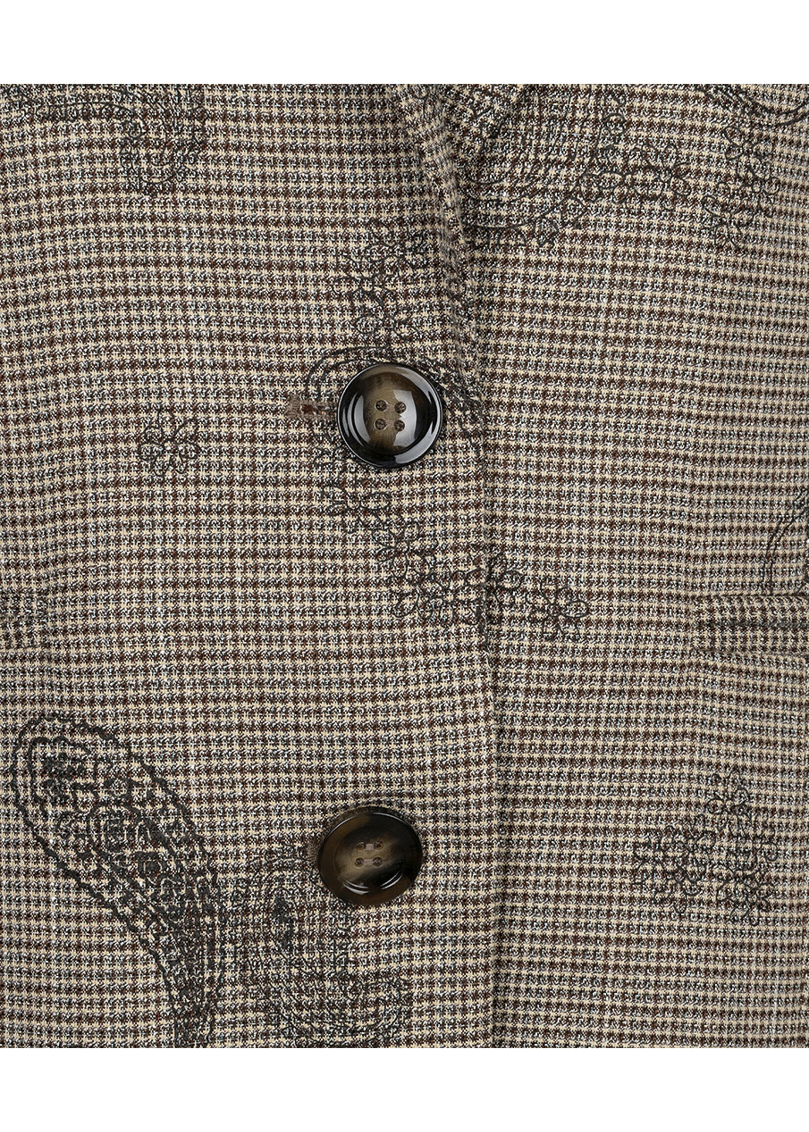 EsQualo Blazer paisley check F26.17507