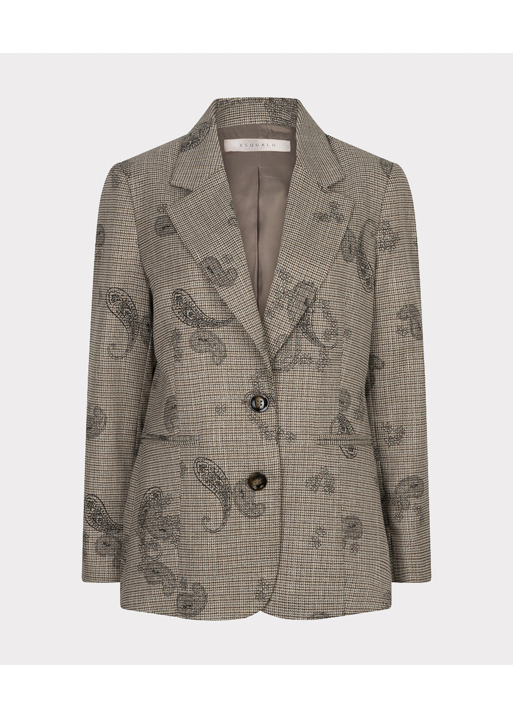 EsQualo Blazer paisley check F26.17507