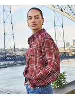 EsQualo Blouse short autumn check F26.14518