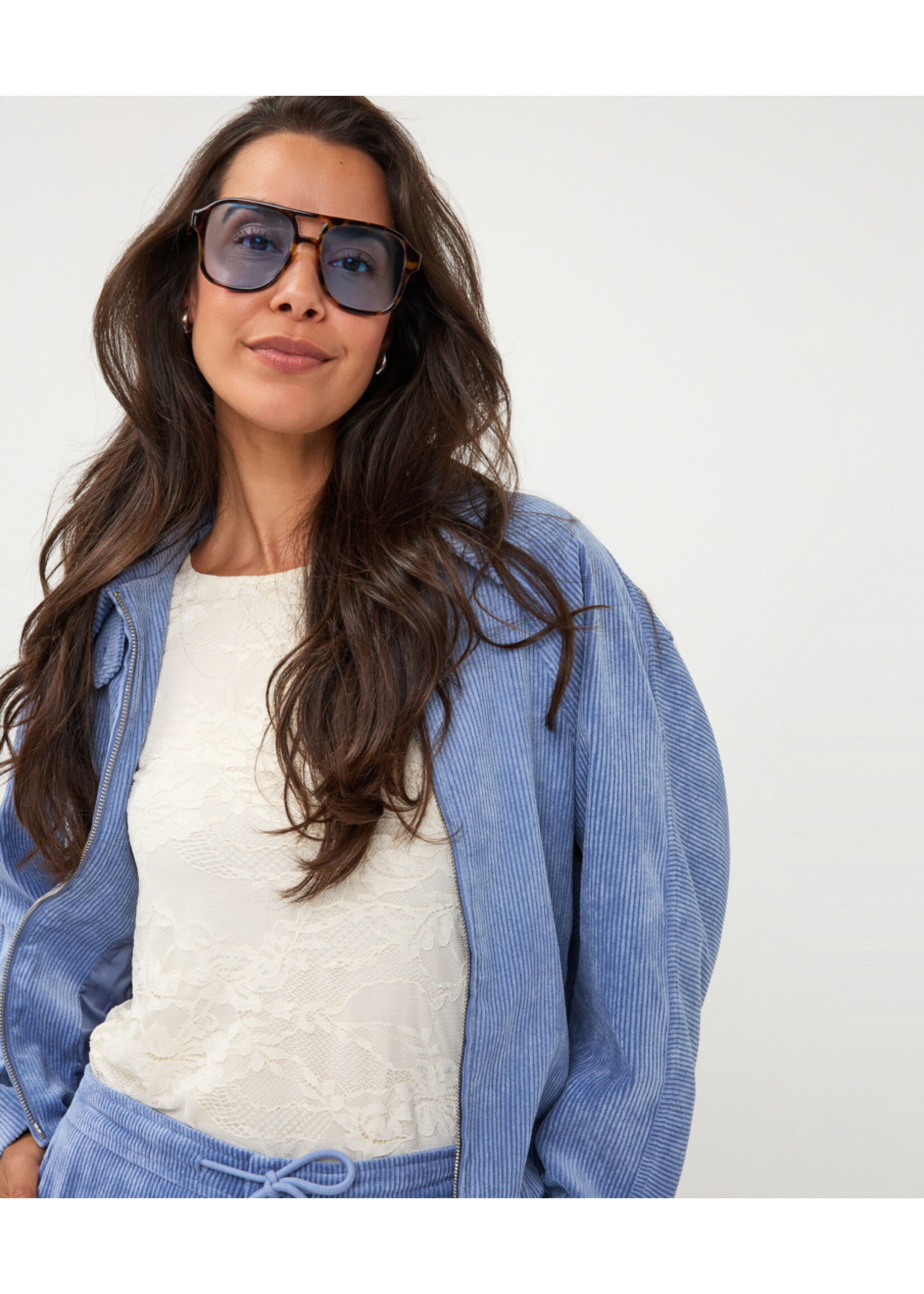 EsQualo Jacket bomber ribcord W26.08706