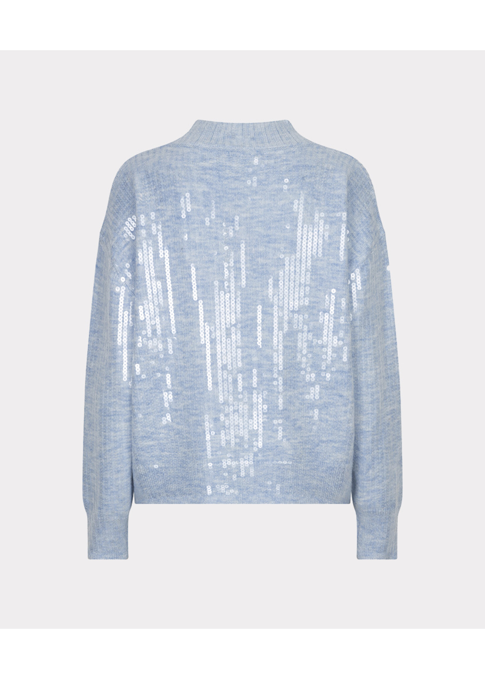 EsQualo Sweater boxy sequins W26.02710