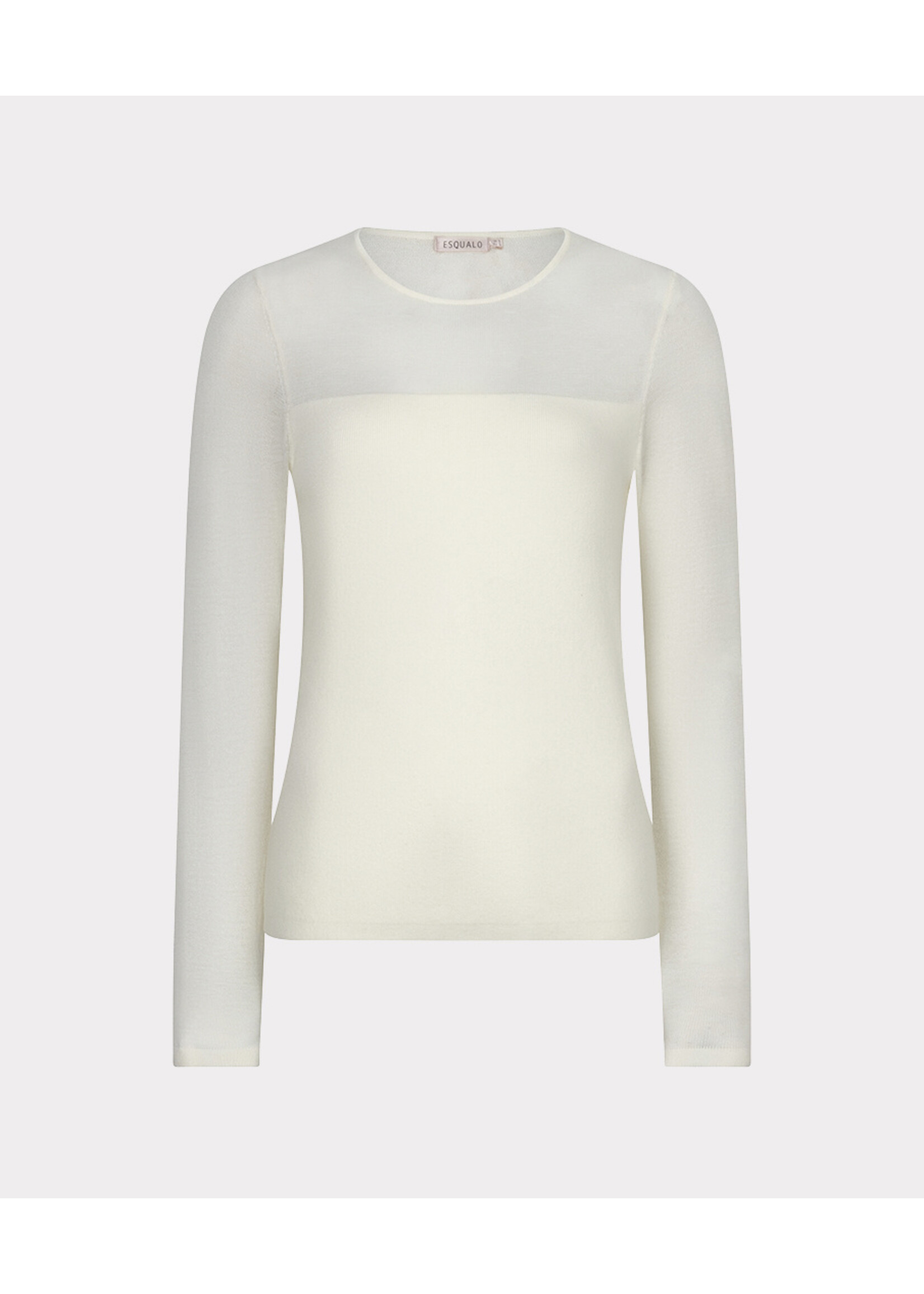EsQualo Sweater l/slve woolmix W26.07715