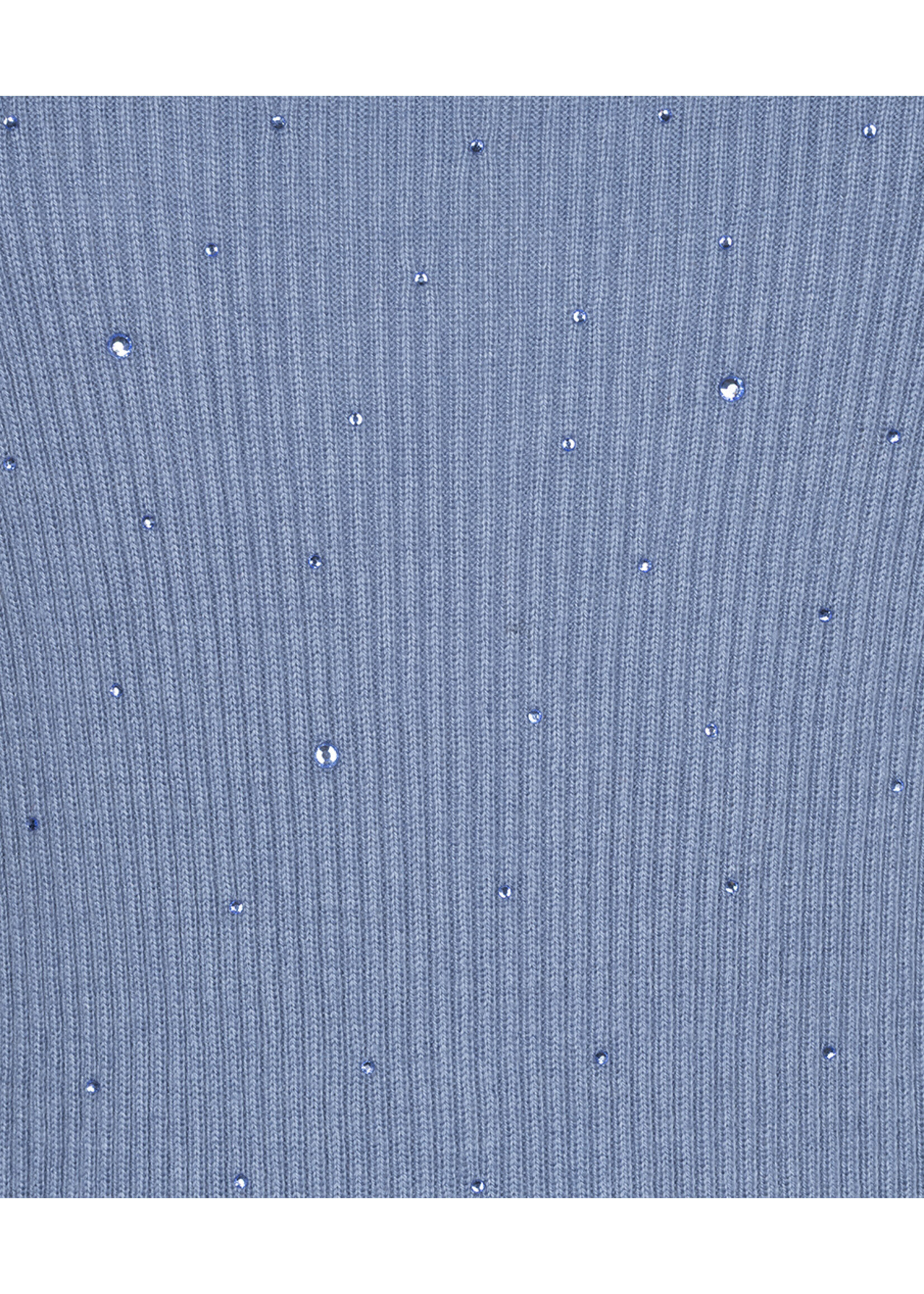 EsQualo Sweater rib l/slve studs W26.02706