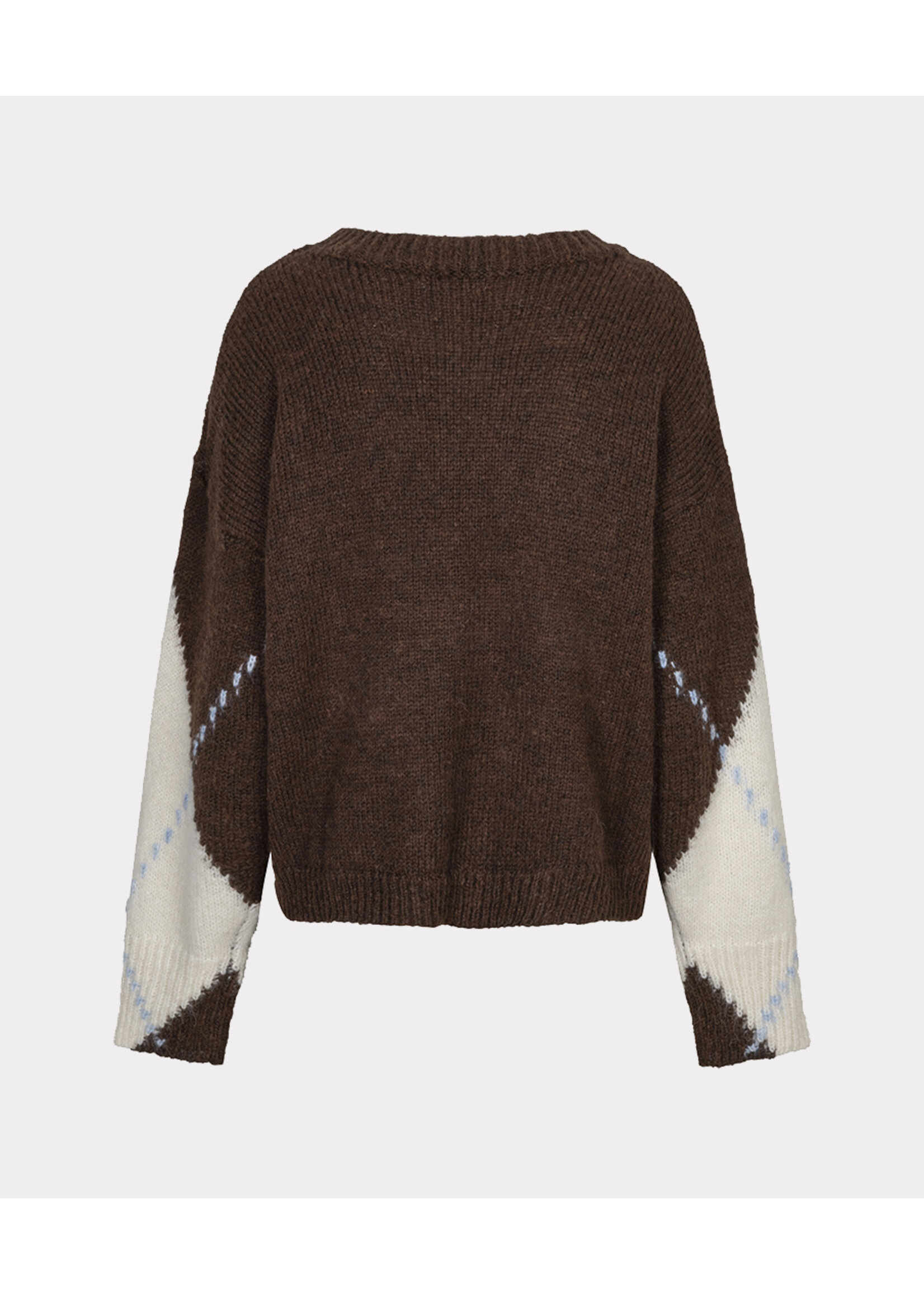 EsQualo Sweater big argyle W26.02709