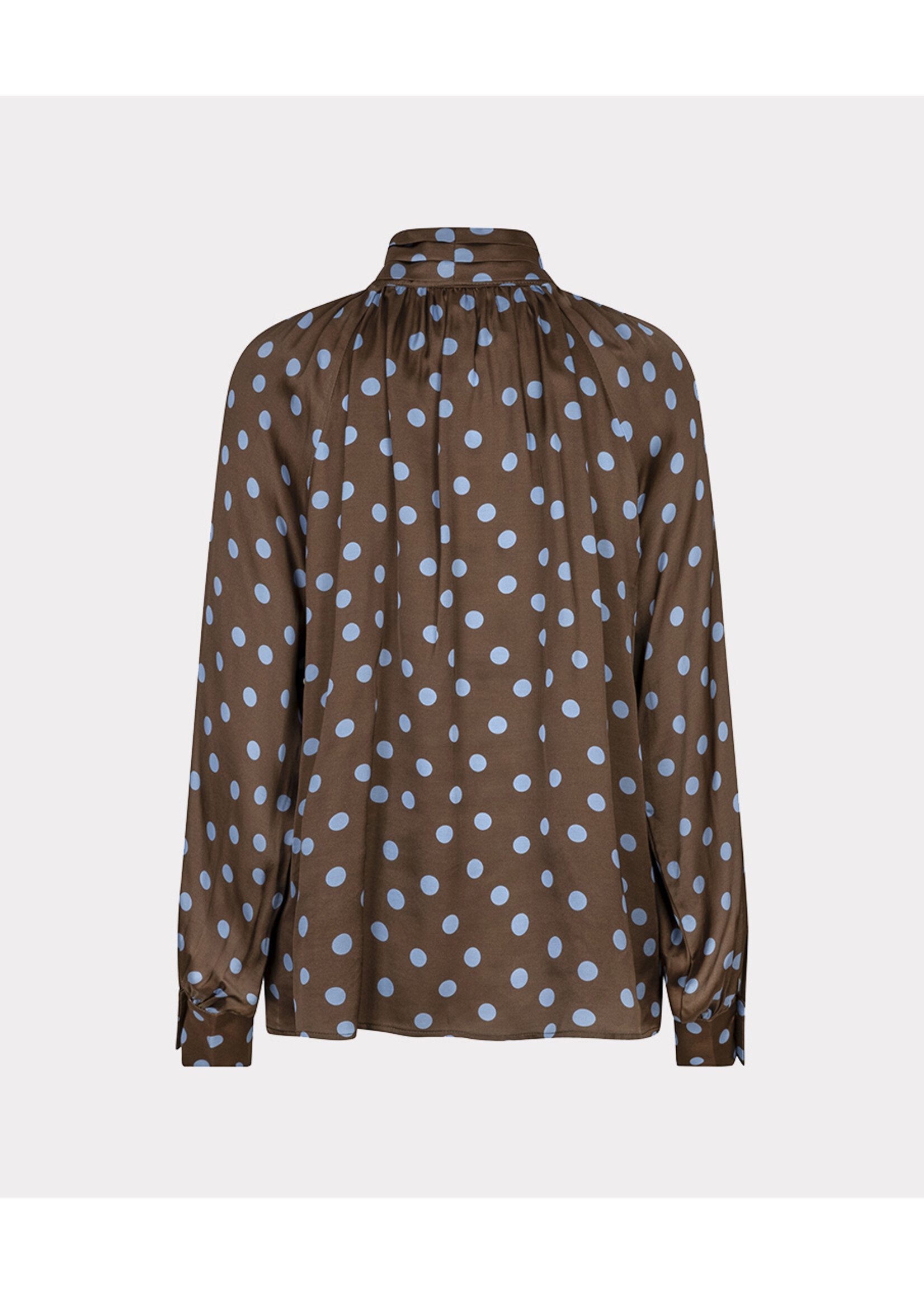 EsQualo Blouse scarf Polka Dot W26.10700