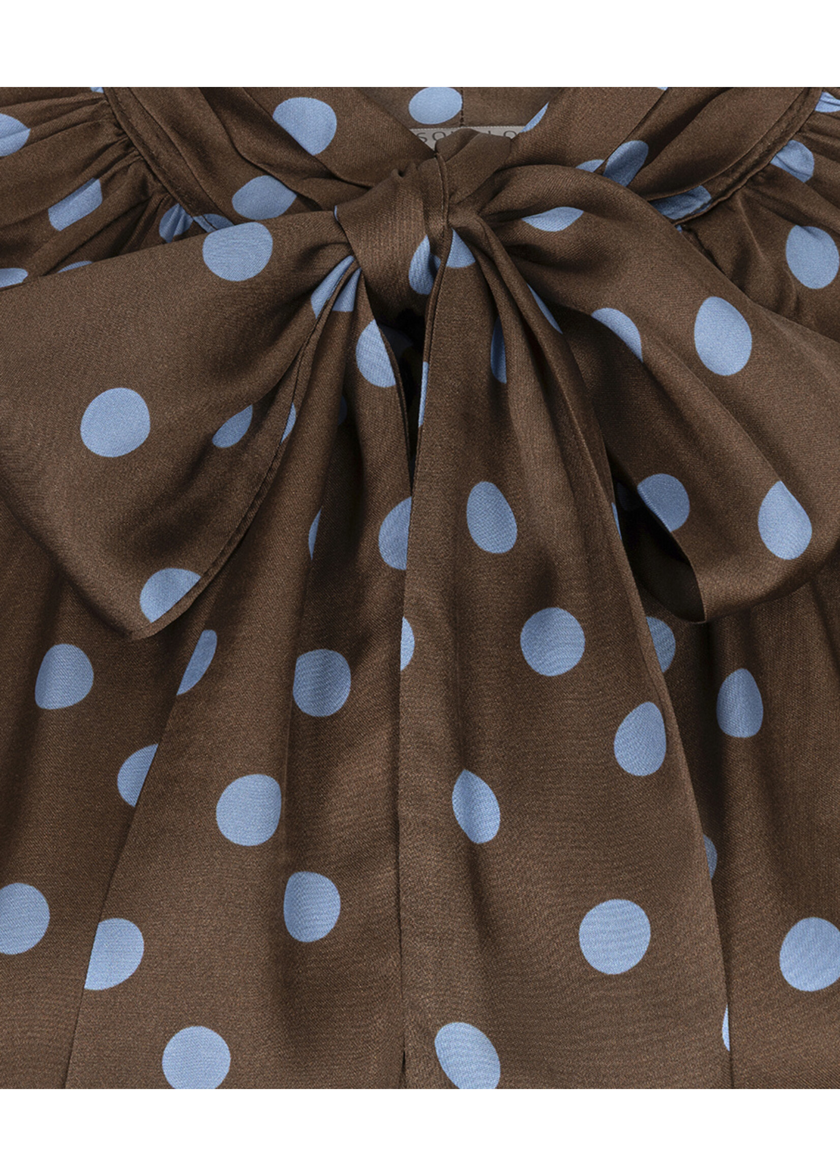 EsQualo Blouse scarf Polka Dot W26.10700