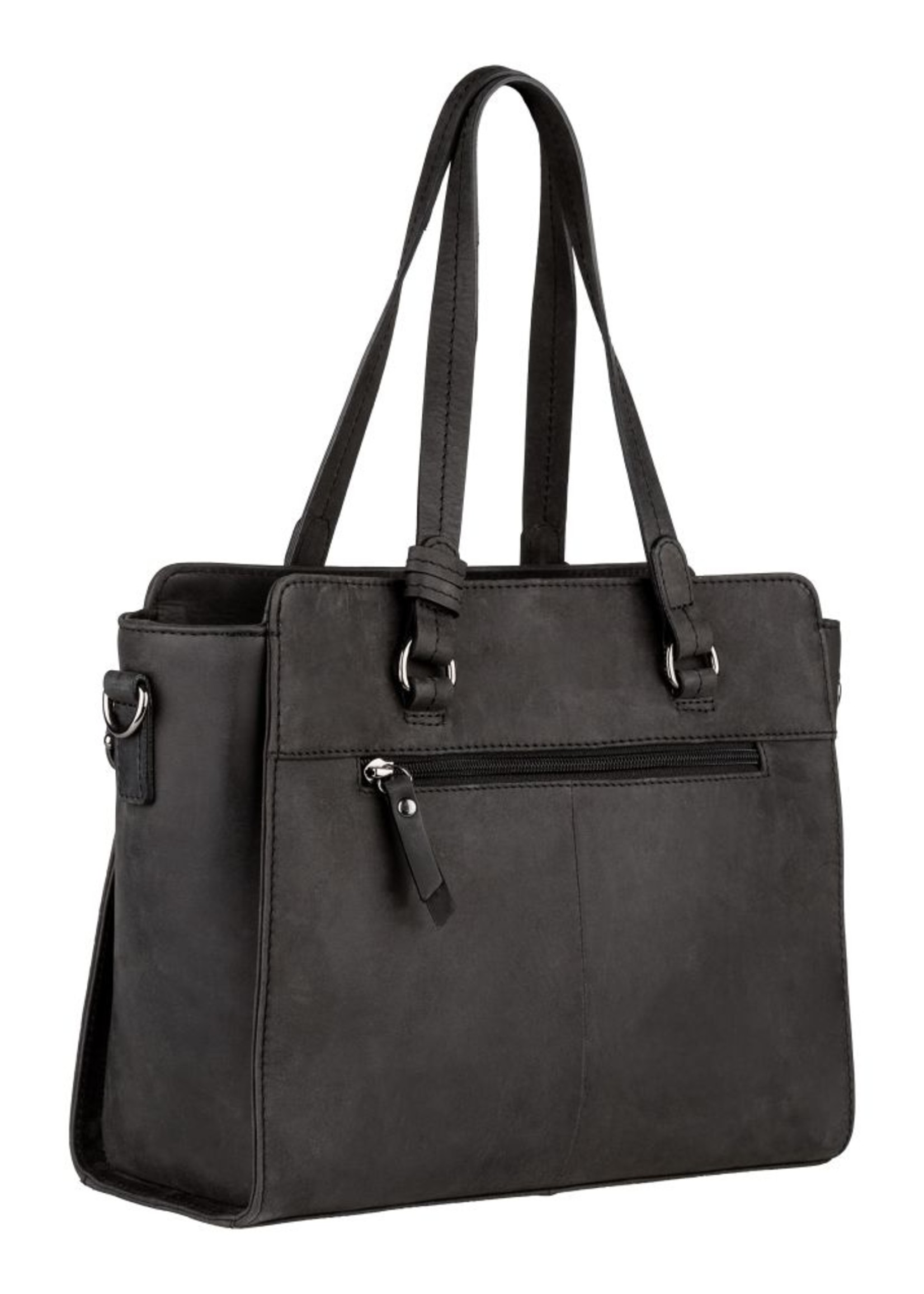 BURKELY Stijlvolle handtas met croco print.