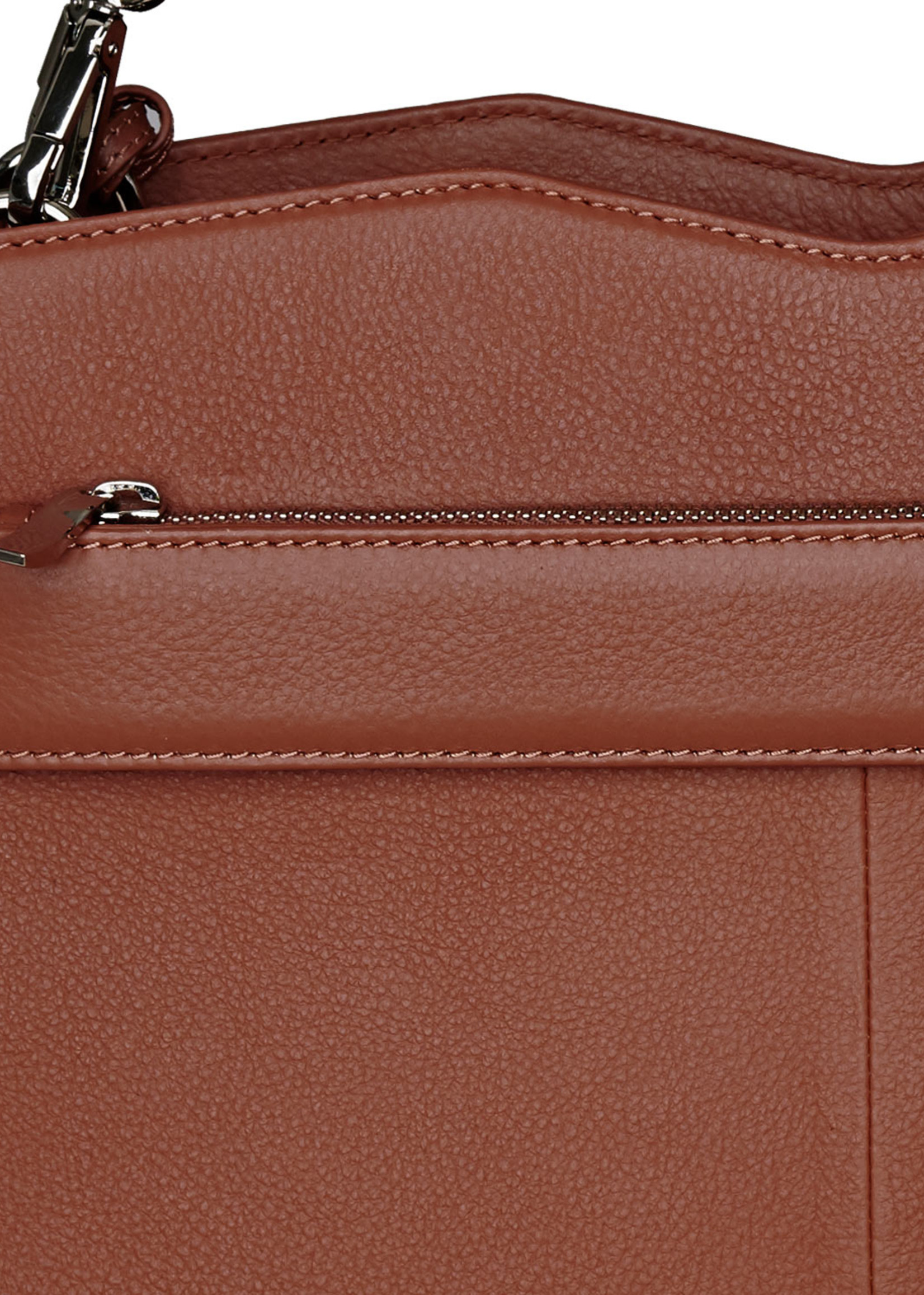 SOCHA Elegante handtas met uitneembare laptop sleeve.