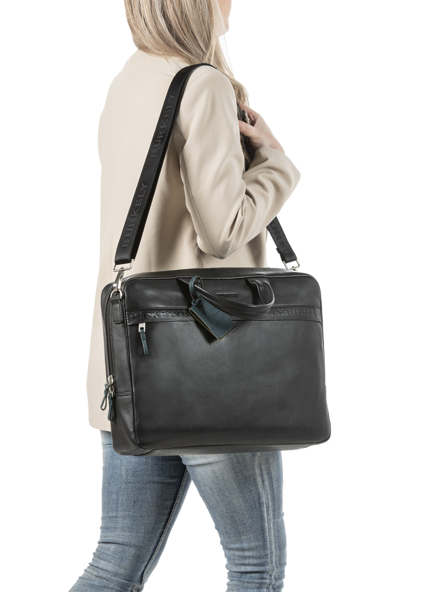 BURKELY Ruime laptoptas