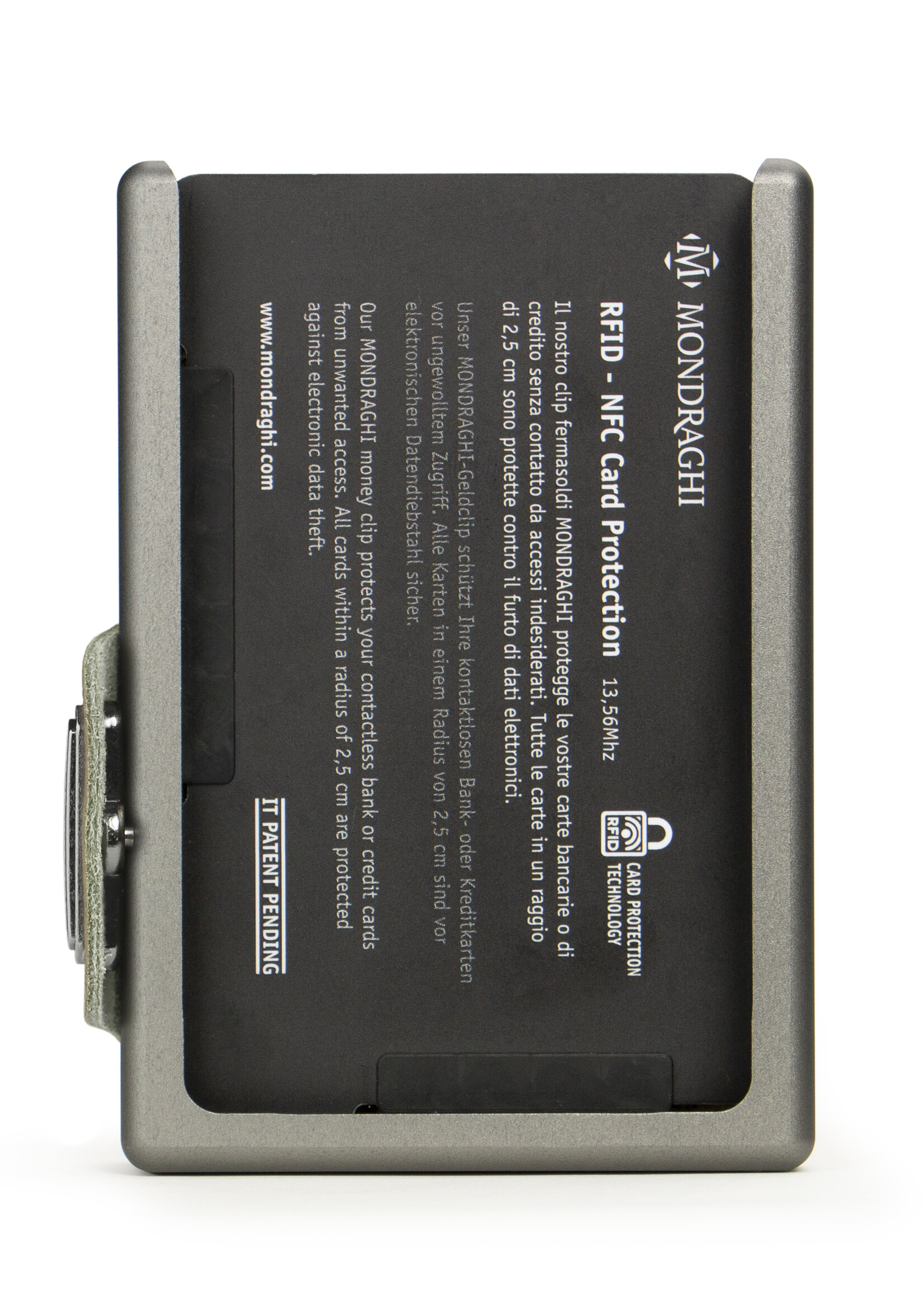 MONDRAGHI Saffiano Magic Wallet betaalpashouder
