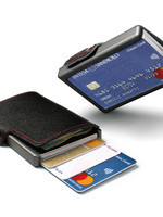 MONDRAGHI Saffiano Stitched Magic Wallet