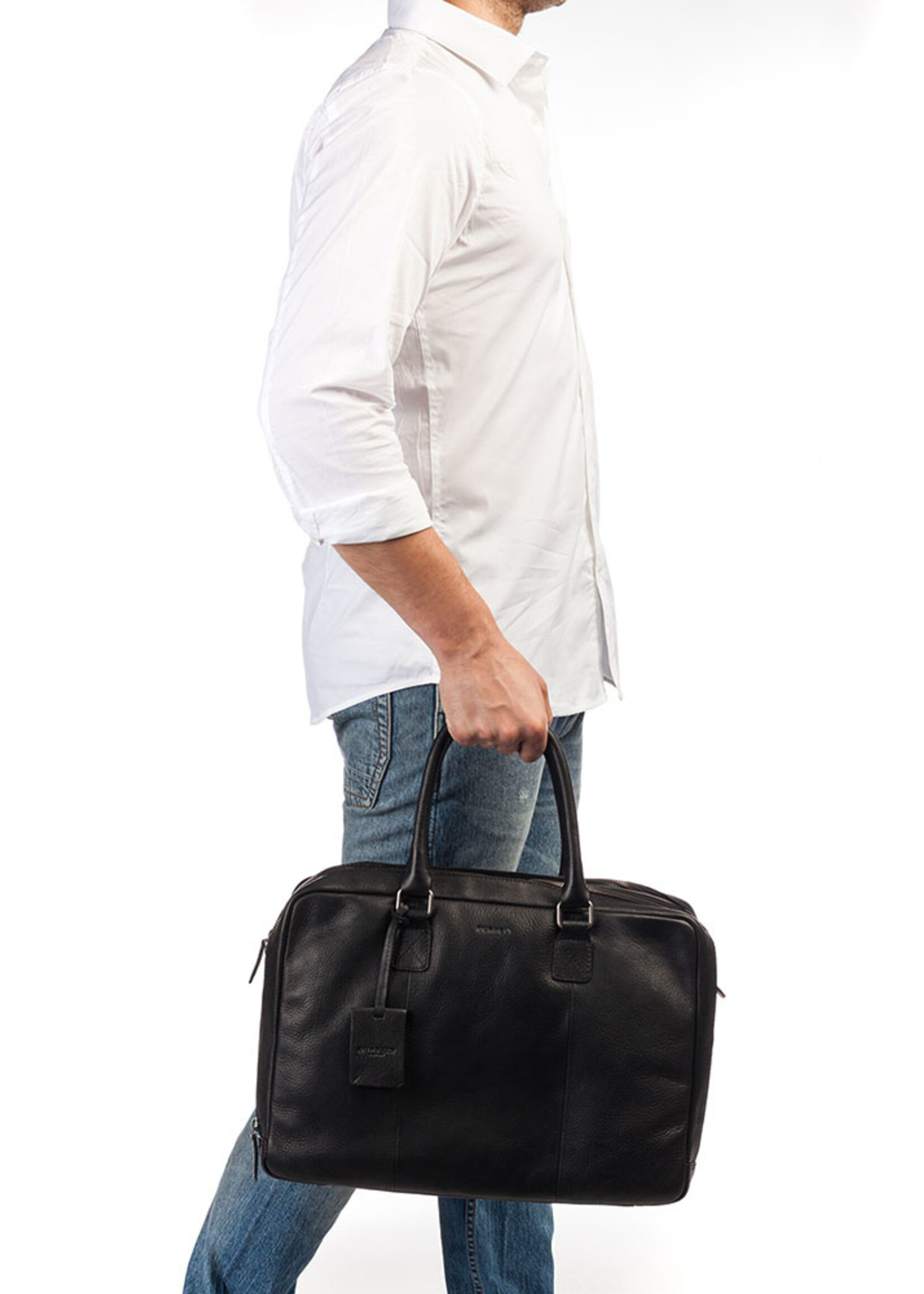 BURKELY Praktische compacte laptoptas