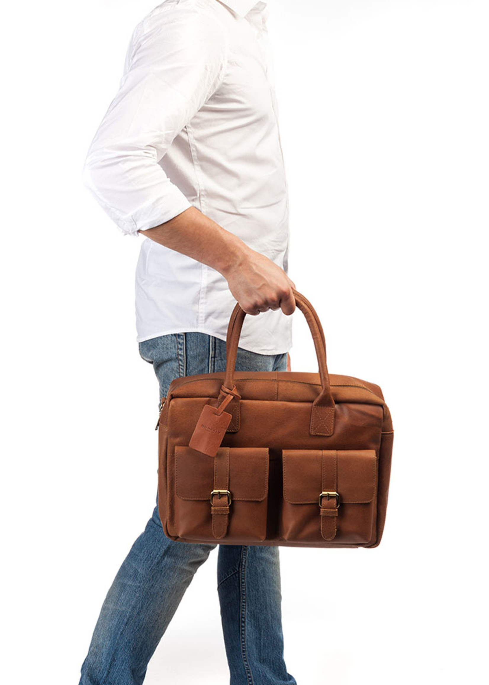 BURKELY Stijlvolle laptoptas