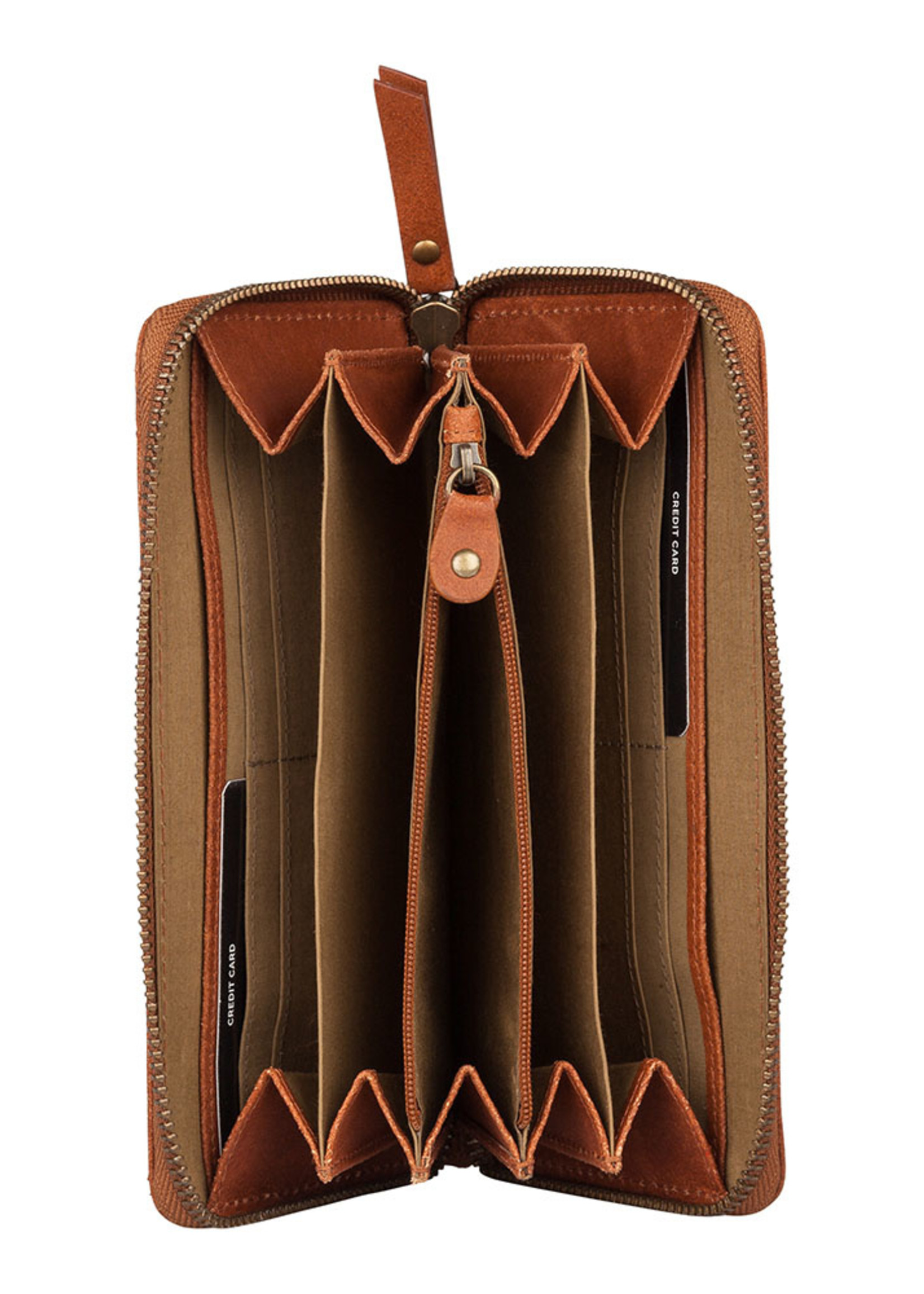 BURKELY Ruime elegante portemonnee