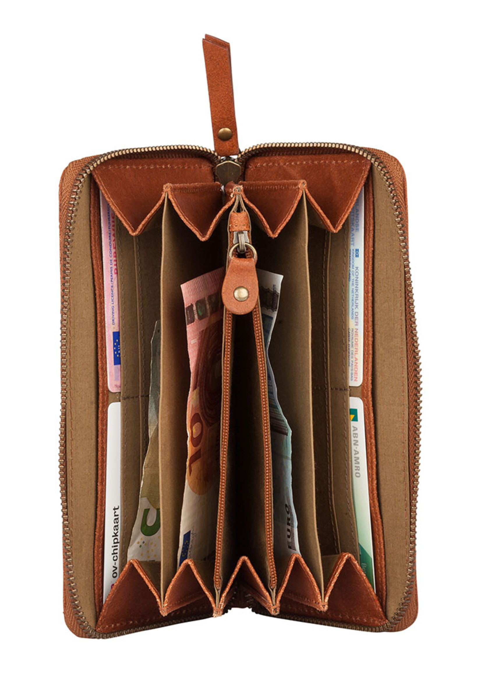 BURKELY Ruime elegante portemonnee