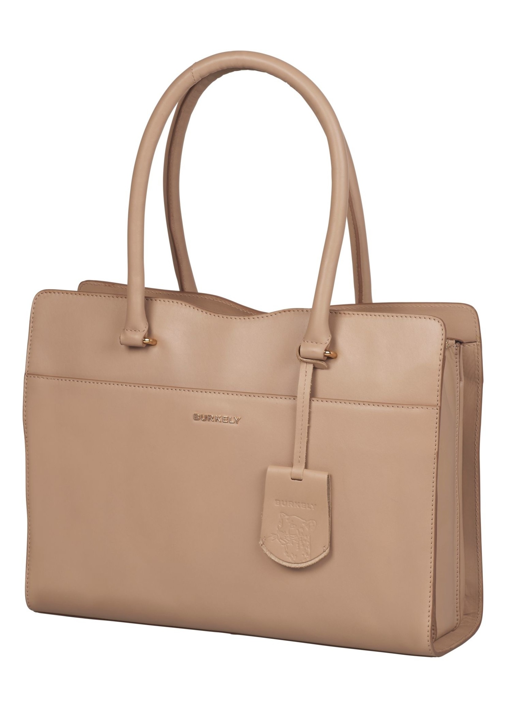 BURKELY Strakke handtas/schoudertas/laptoptas