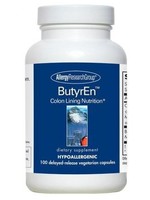 Allergy Research Group Butyren, 100 caps. tijdelijk niet leverbaar, alternatief: Butyflam Coated - Nutrined
