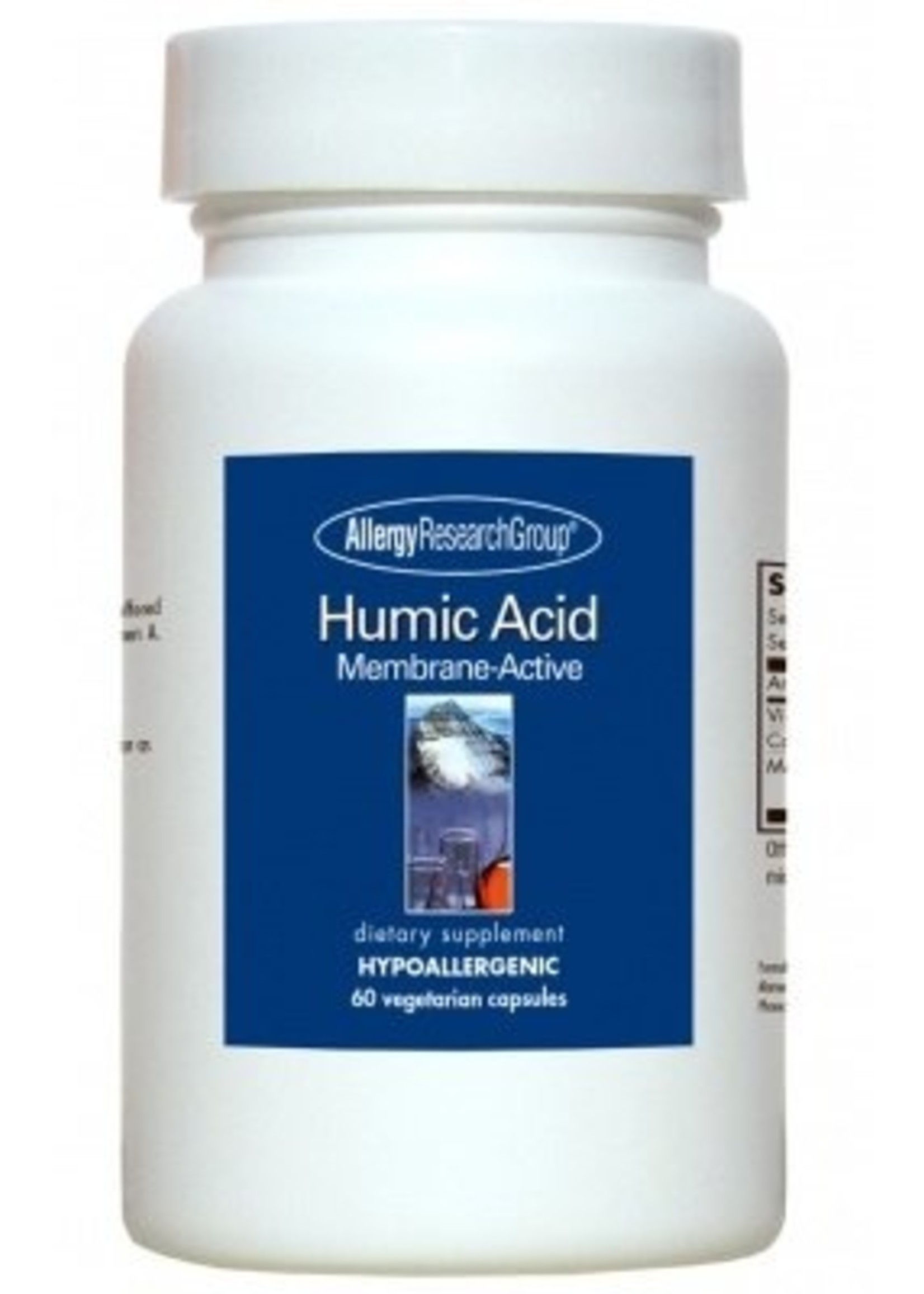 Allergy Research Group Humic Acid Membrane Active, 60 caps.