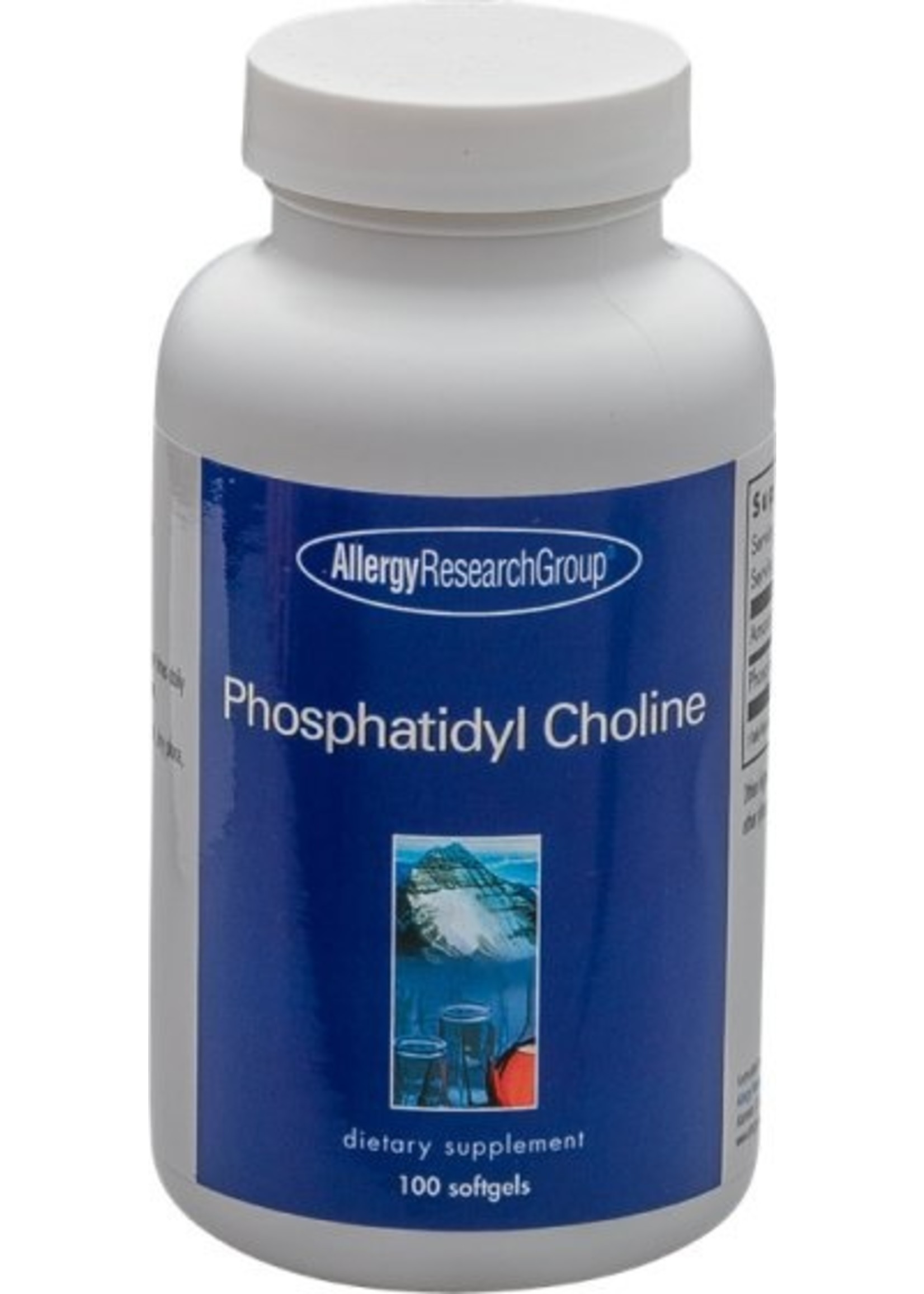 Allergy Research Group Phosphatidyl Choline, 100 softgels: niet levebaar: Alternatief:  Fosfatidylcholine, Biotics Research