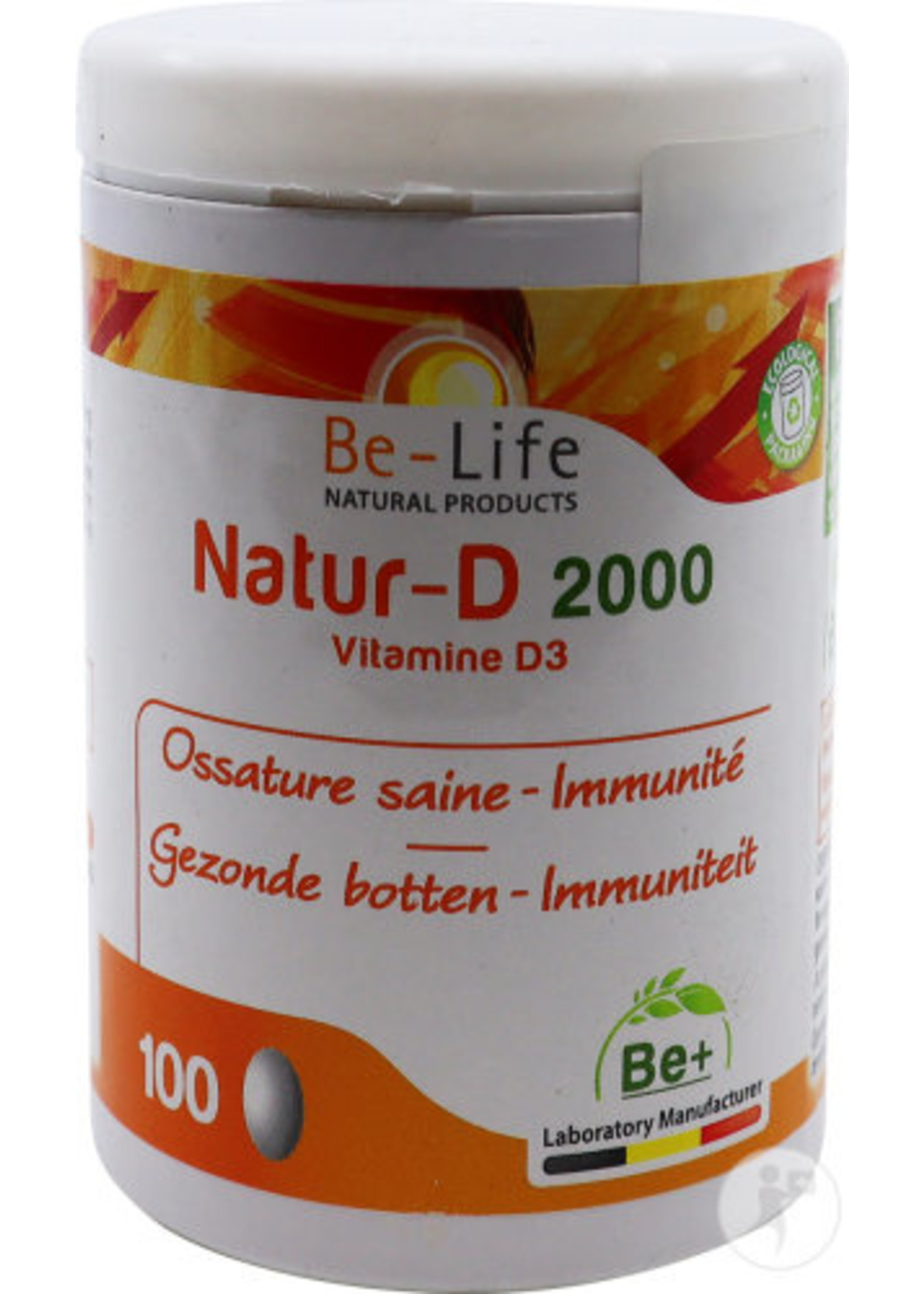 Be-Life Natur D 2000, 100 caps.